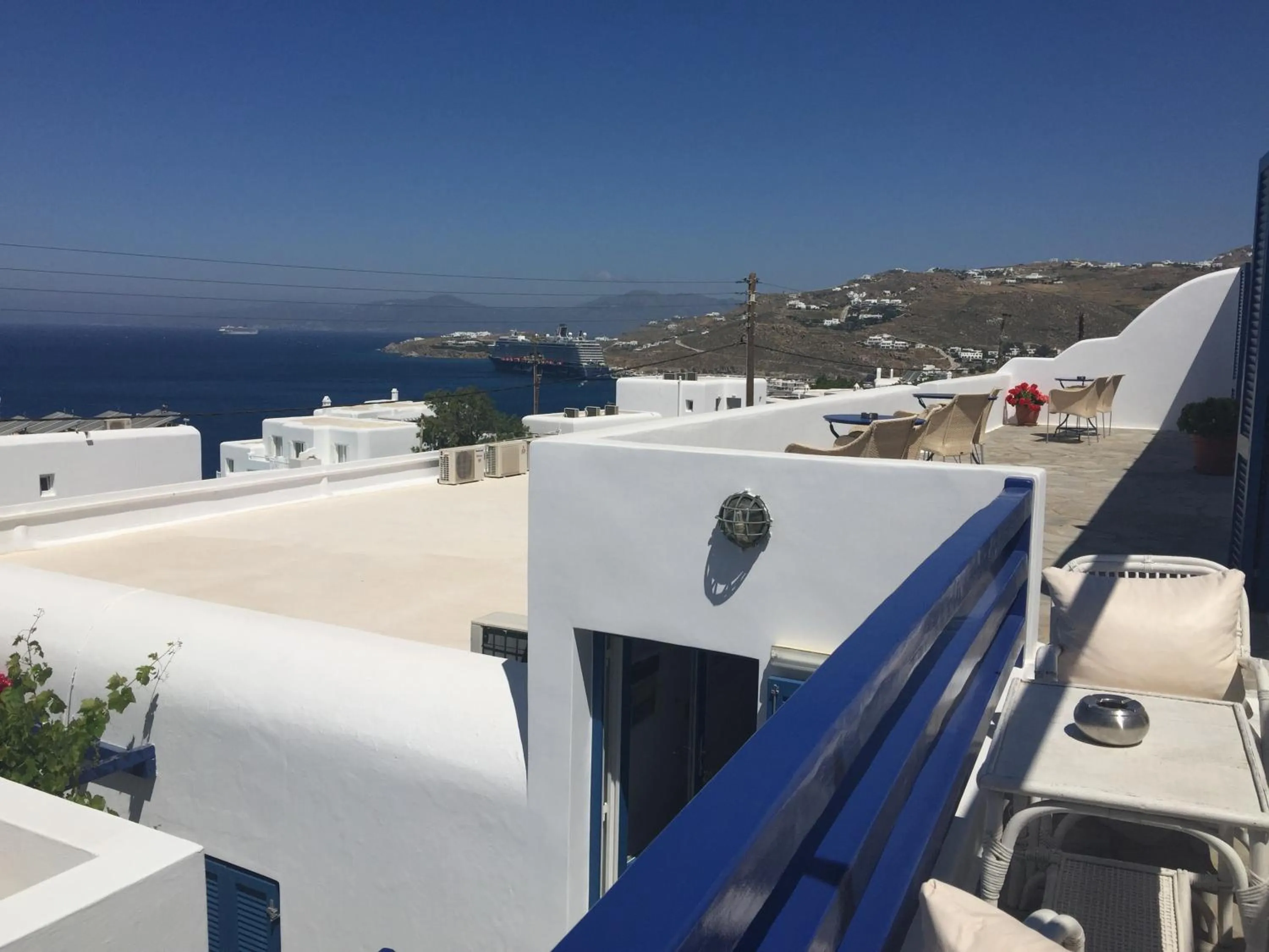 Balcony/Terrace in Hotel Spanelis
