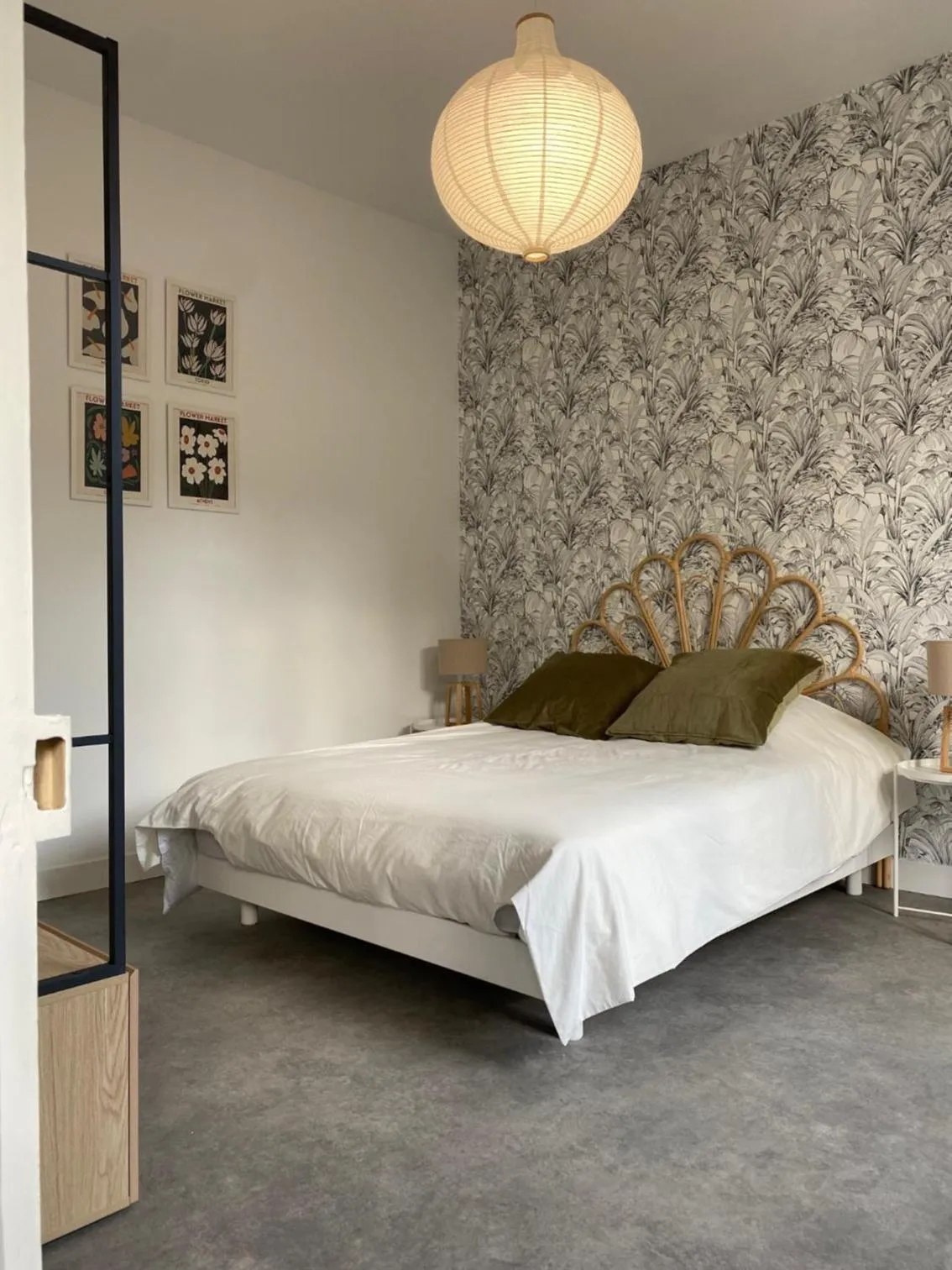 Bedroom, Bed in Clos des Chardons - Le Jardin
