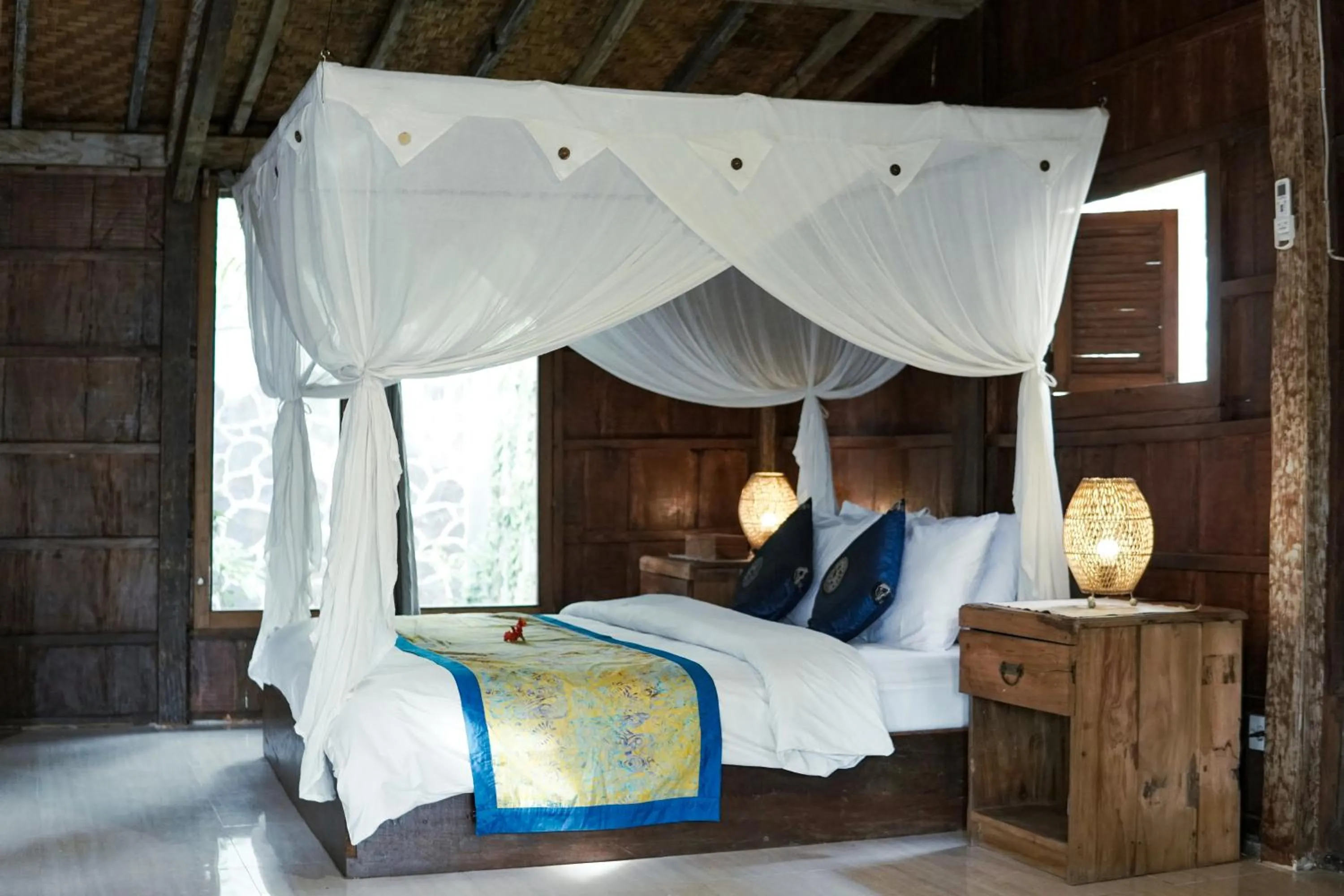 Bed in Sentana Villa Ubud