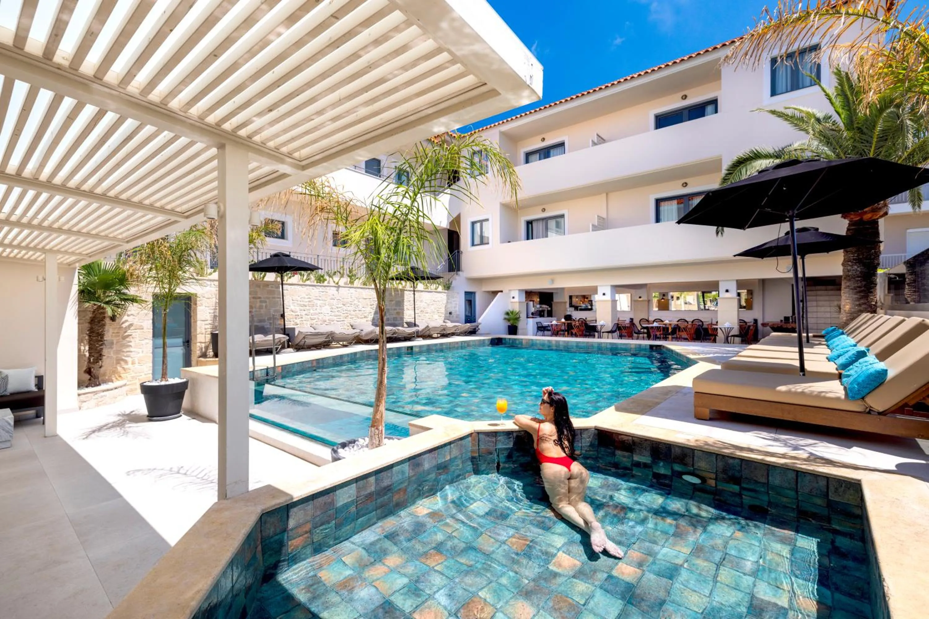 Swimming pool in La Stella Suites