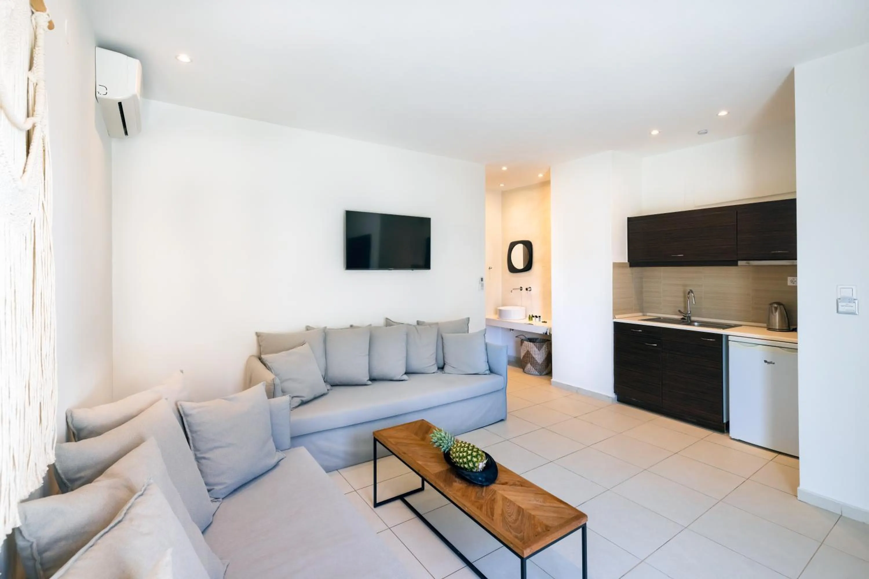 Living room in La Stella Suites