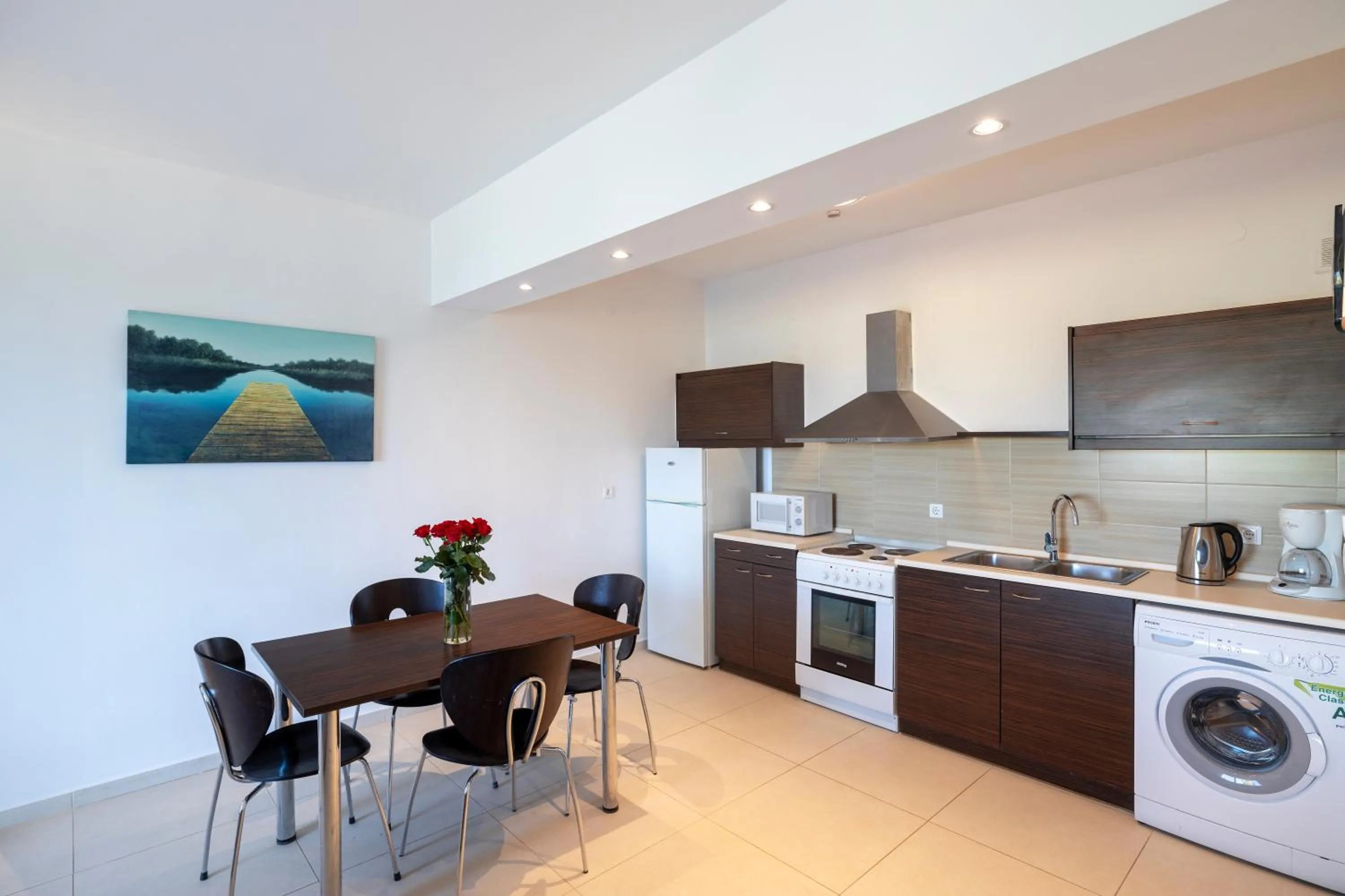 Dining area in La Stella Suites