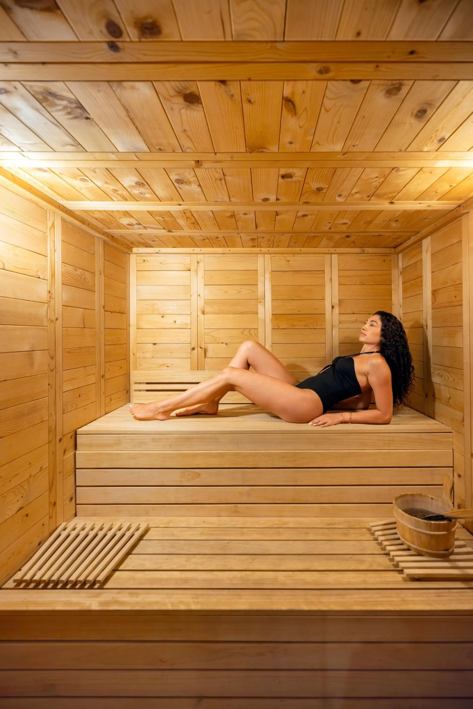 Sauna in La Stella Suites