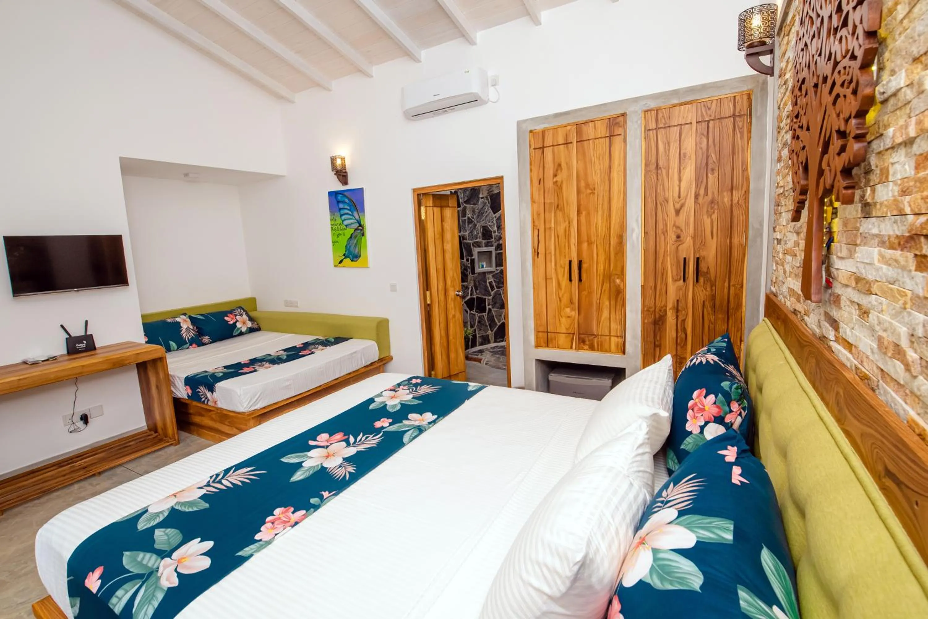 Bed in Tree of Life Resort