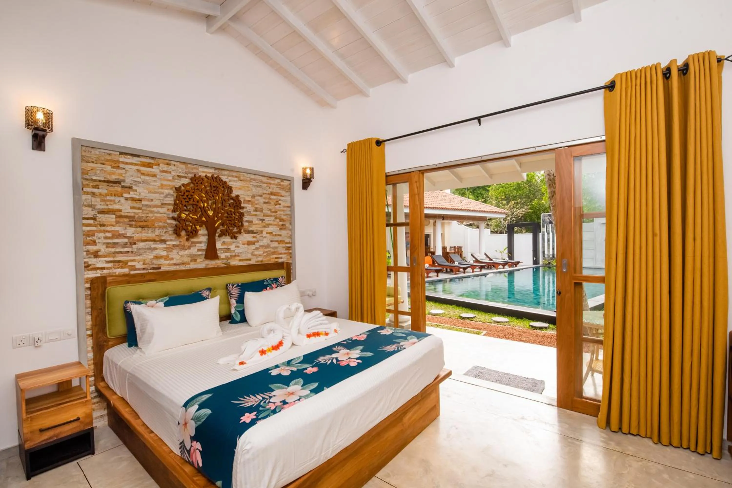 Bed in Tree of Life Resort