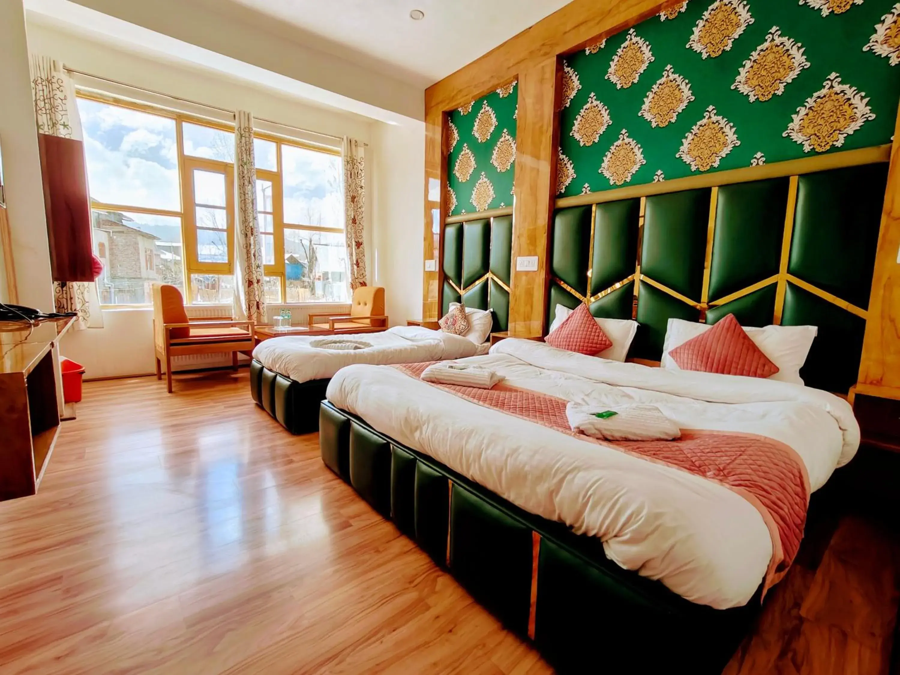Triple Room with Garden View in Gulsitara Resorts-Gulmarg Triple Room with Garden View in Gulsitara Resorts-Gulmarg