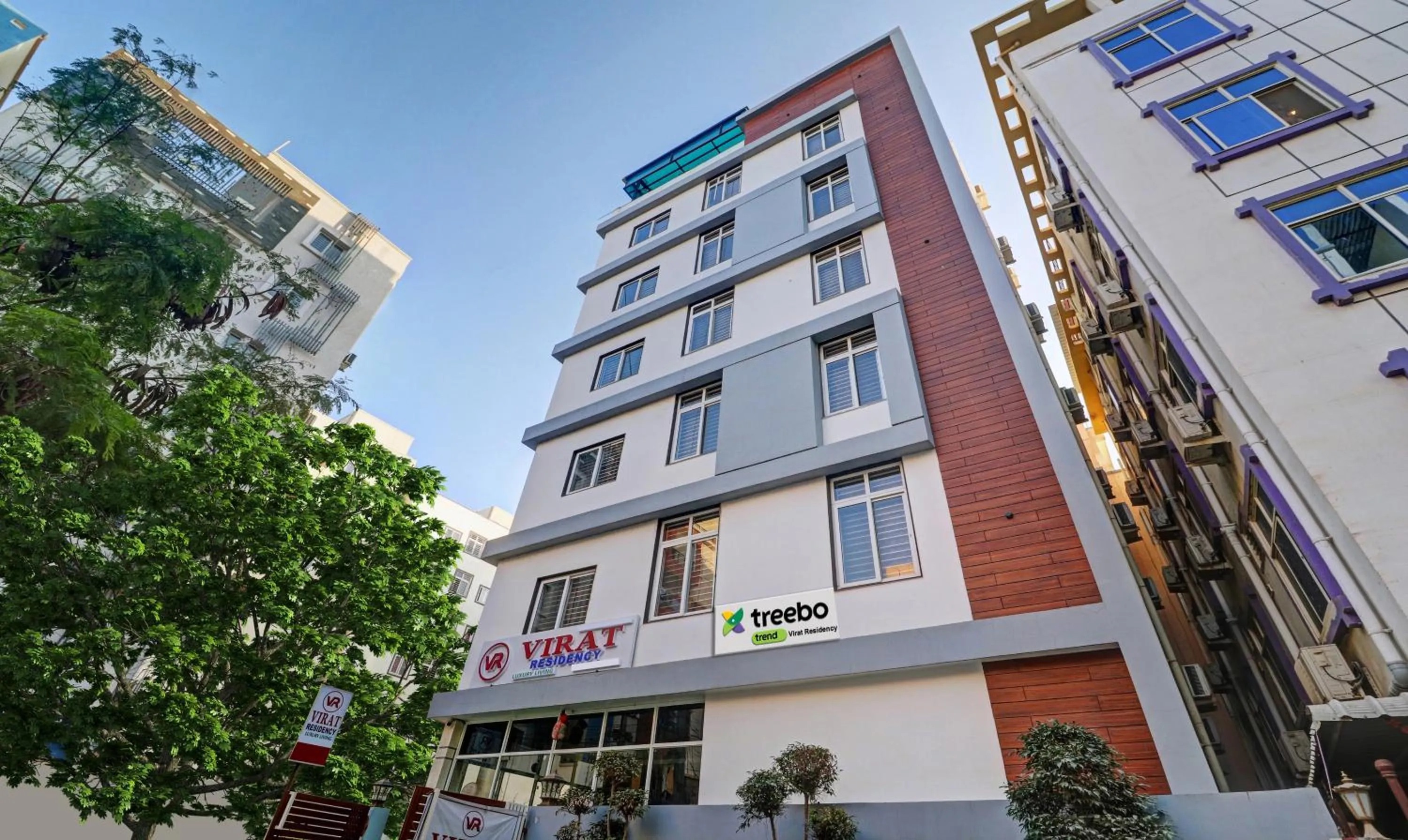 Property building in Treebo Virat Residency, US Consulate