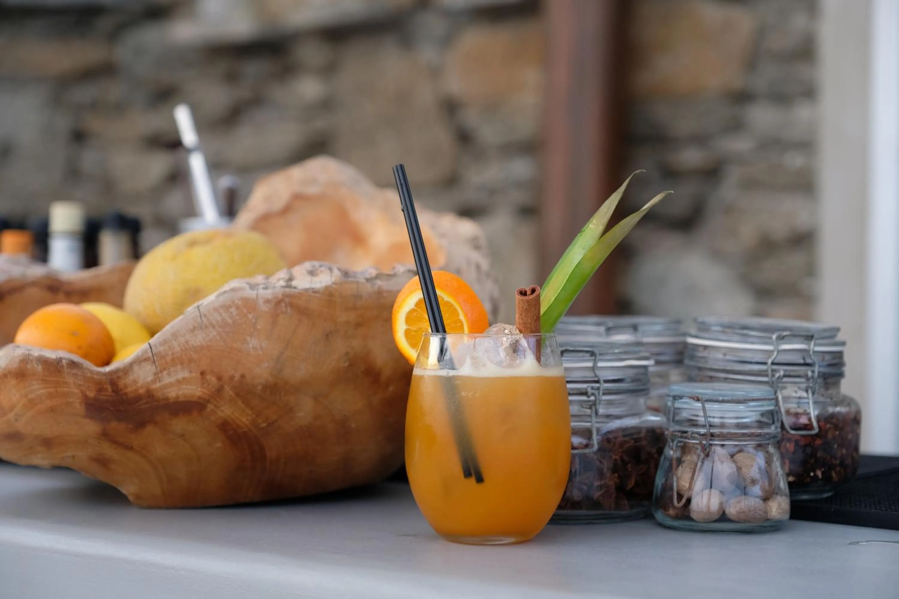 Drinks in Ostraco Suites