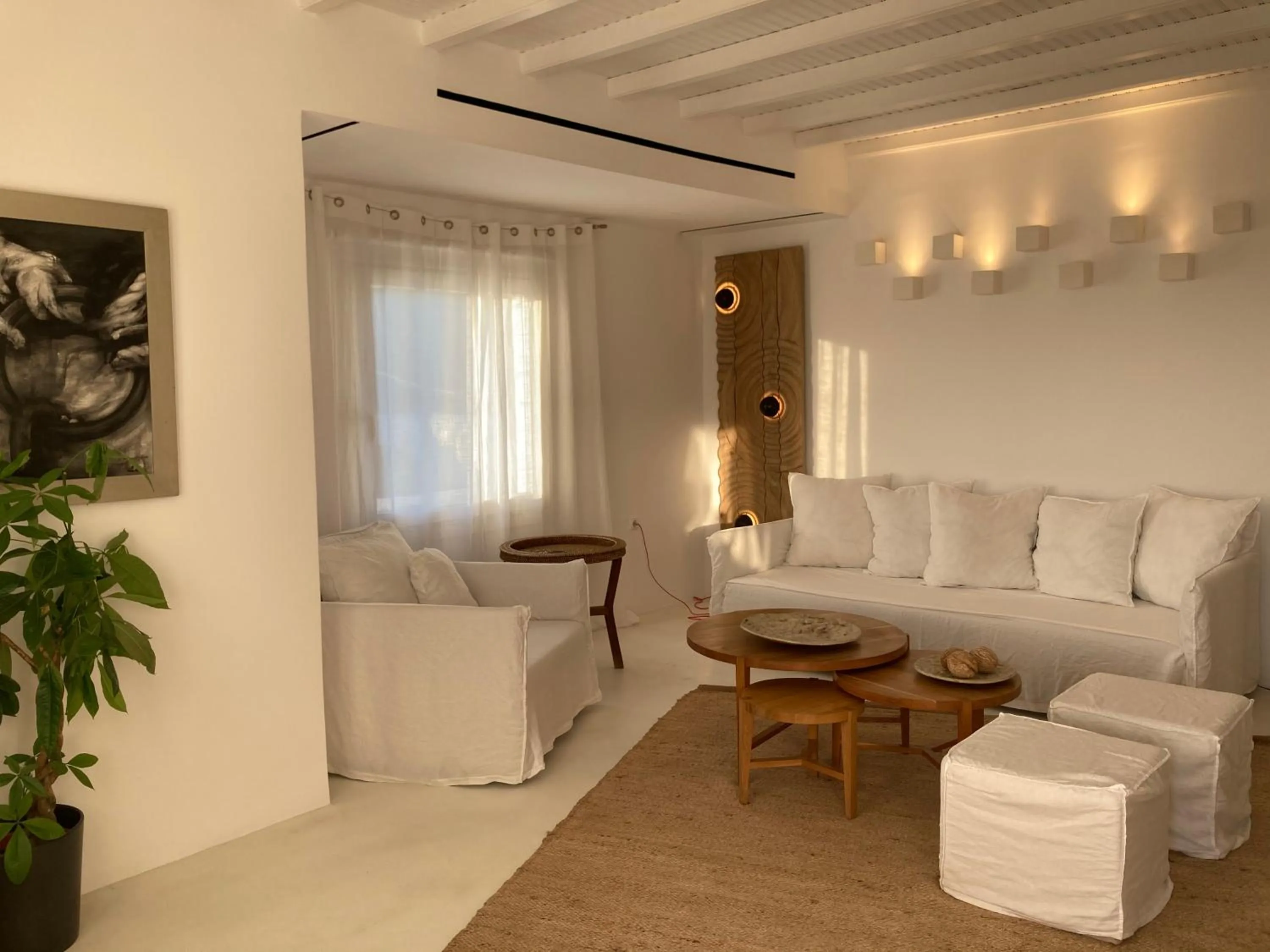 Living room in Ostraco Suites