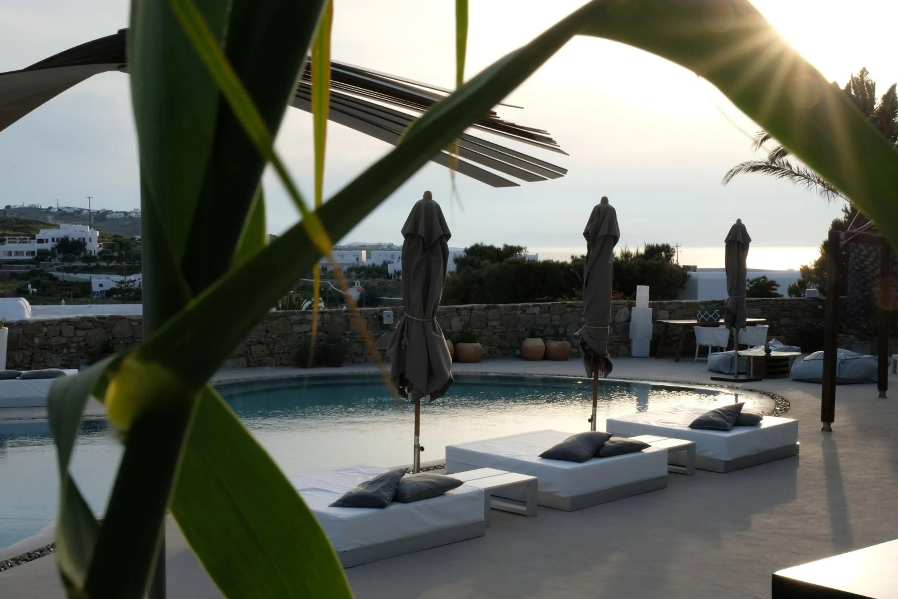 Swimming pool in Ostraco Suites