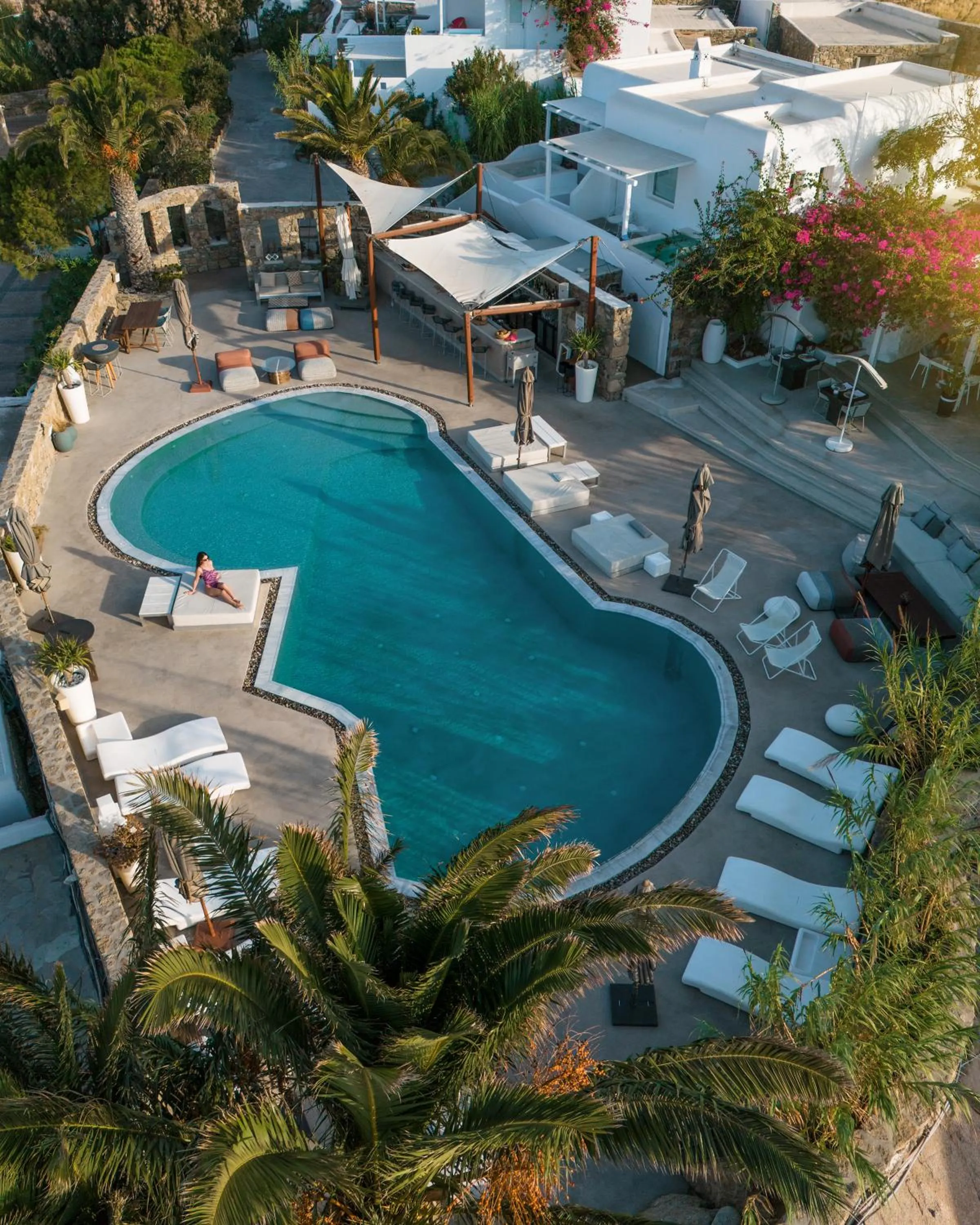 Swimming pool in Ostraco Suites