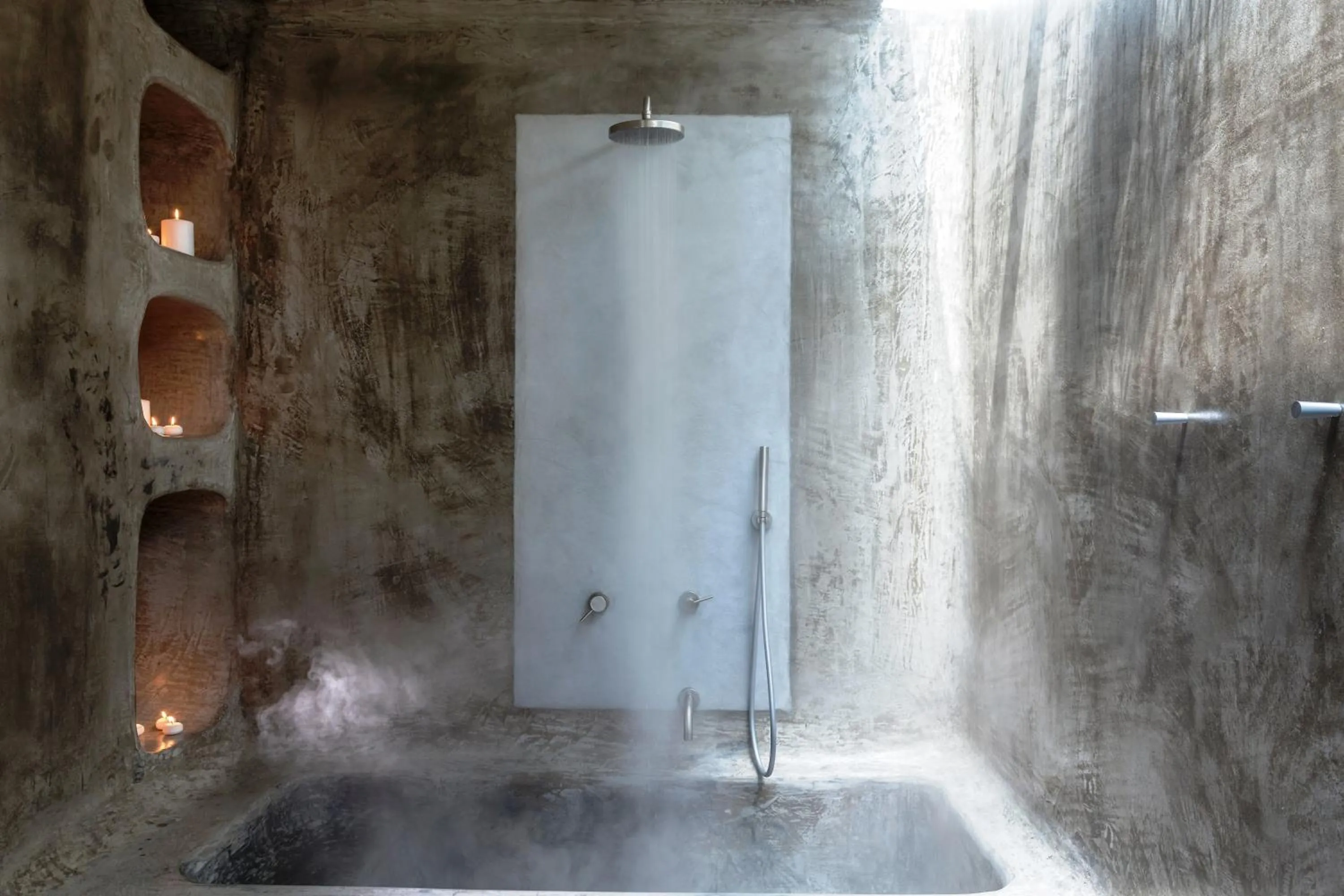 Bathroom in Ostraco Suites