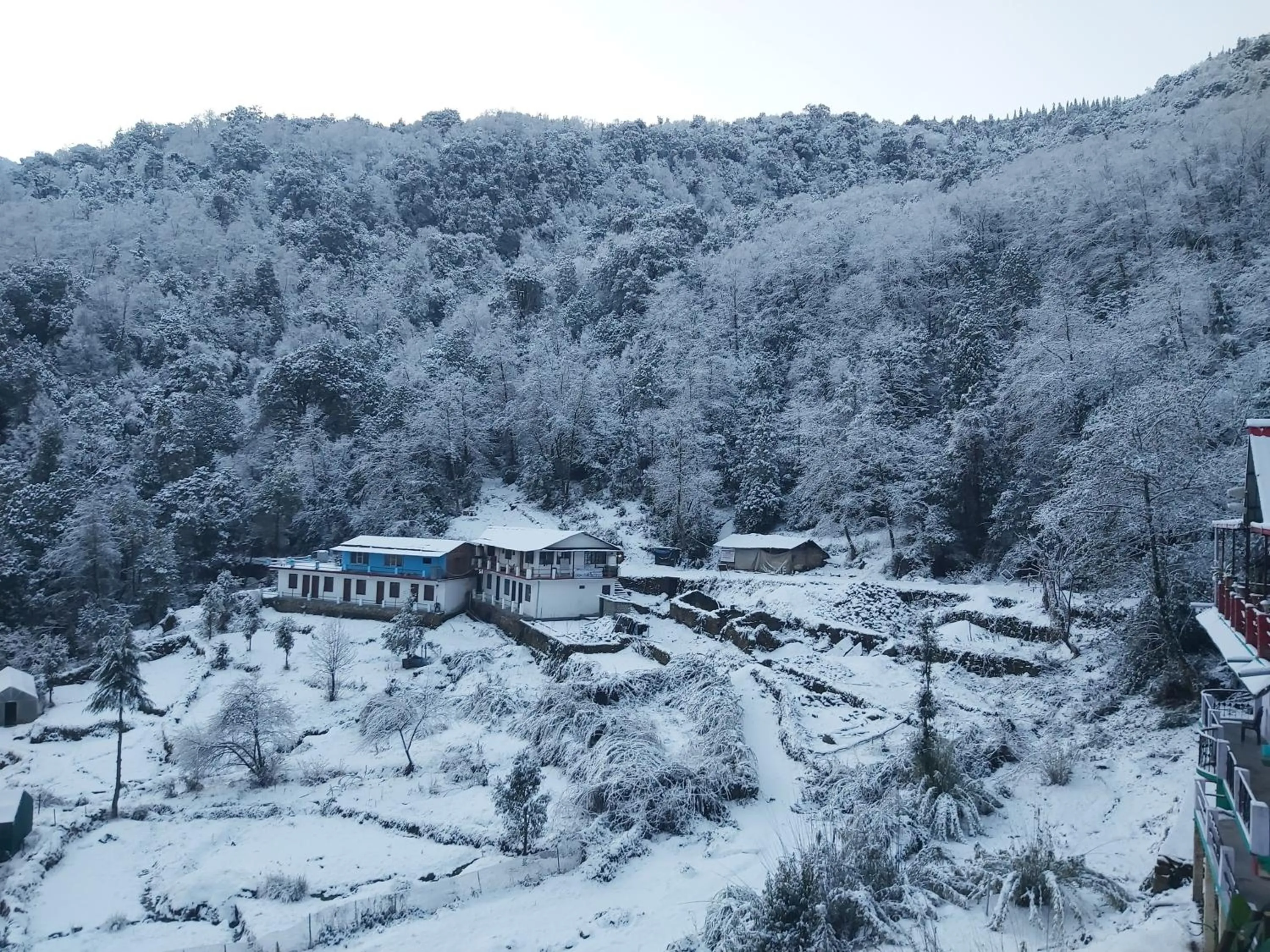 Mountain view in The Bunker House