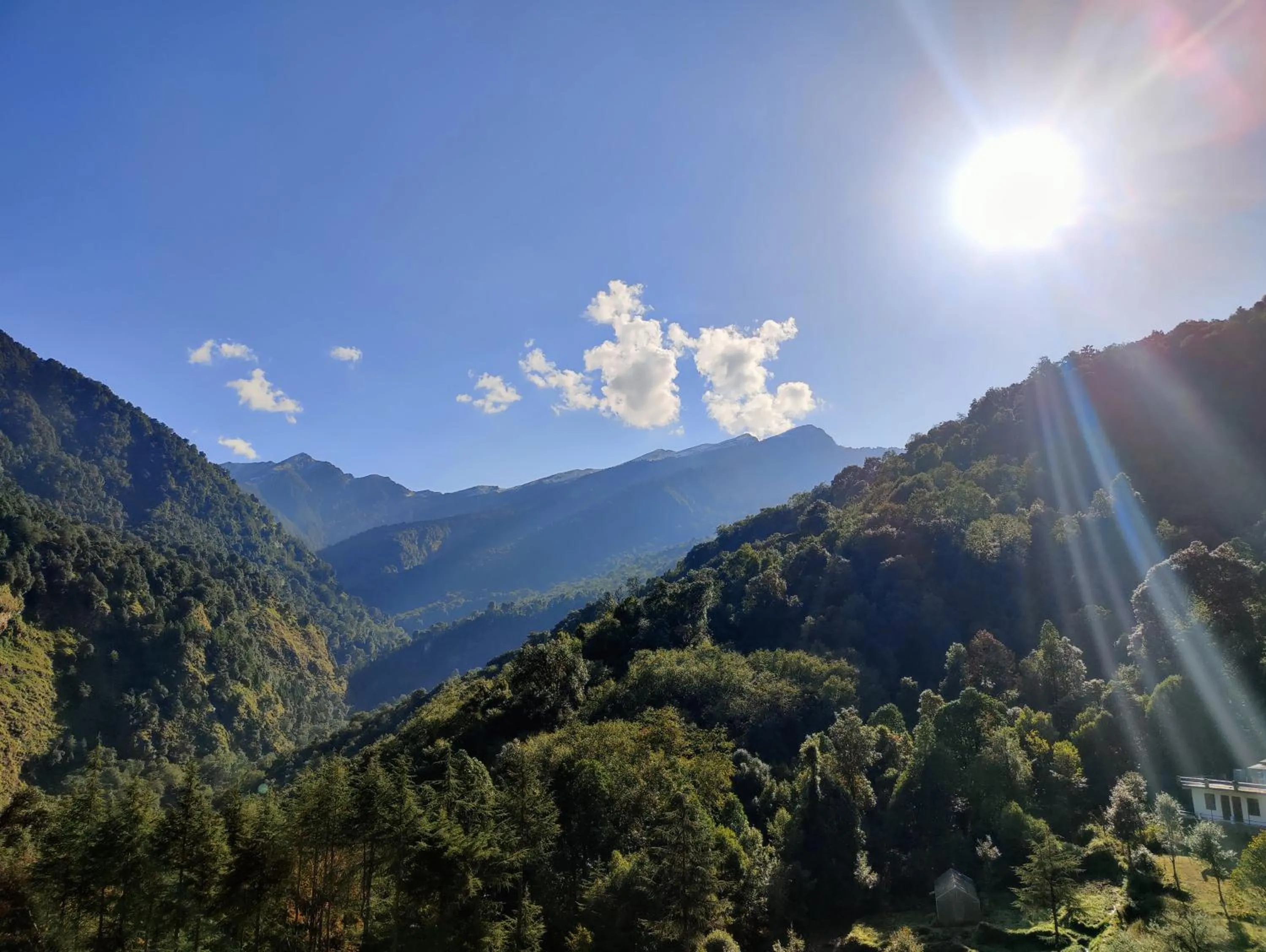Mountain view in The Bunker House