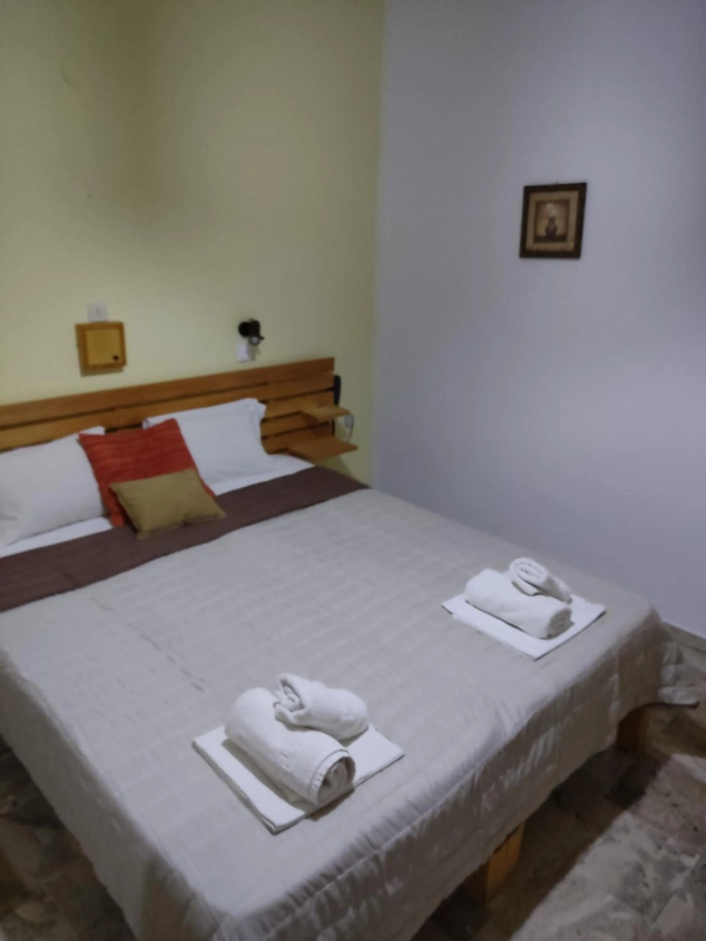 Bed in Kissandros Hotel