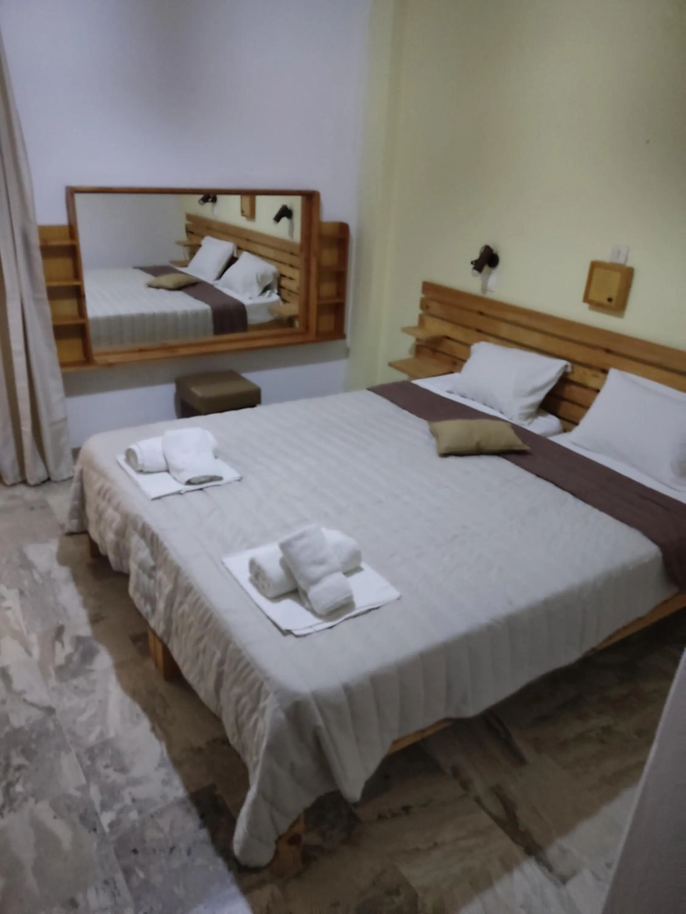 Bed in Kissandros Hotel