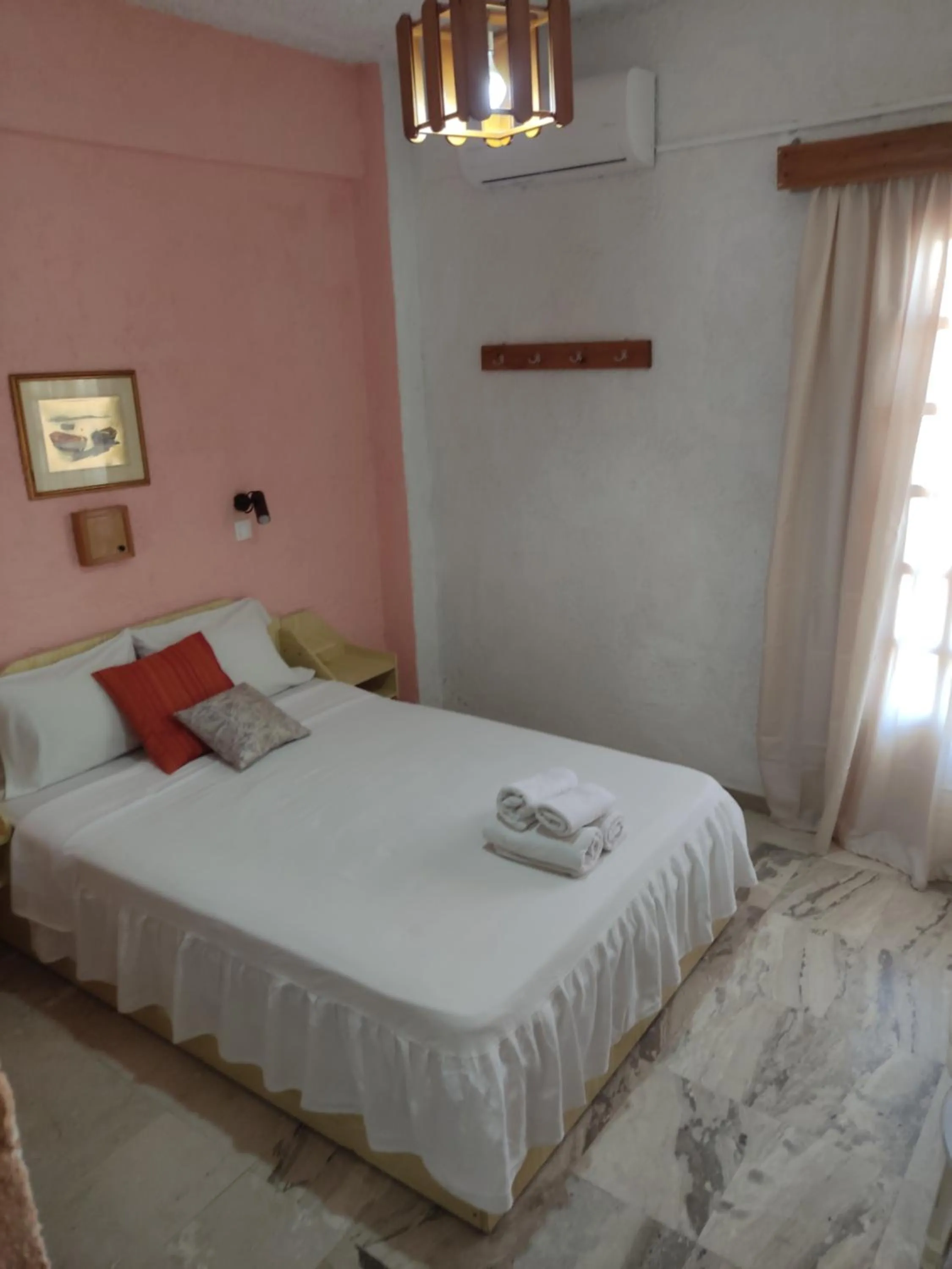 Bed in Kissandros Hotel