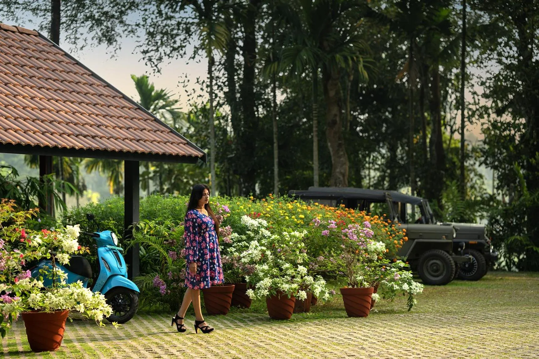 Garden in Crystal Kuruva Nature Resort & Spa