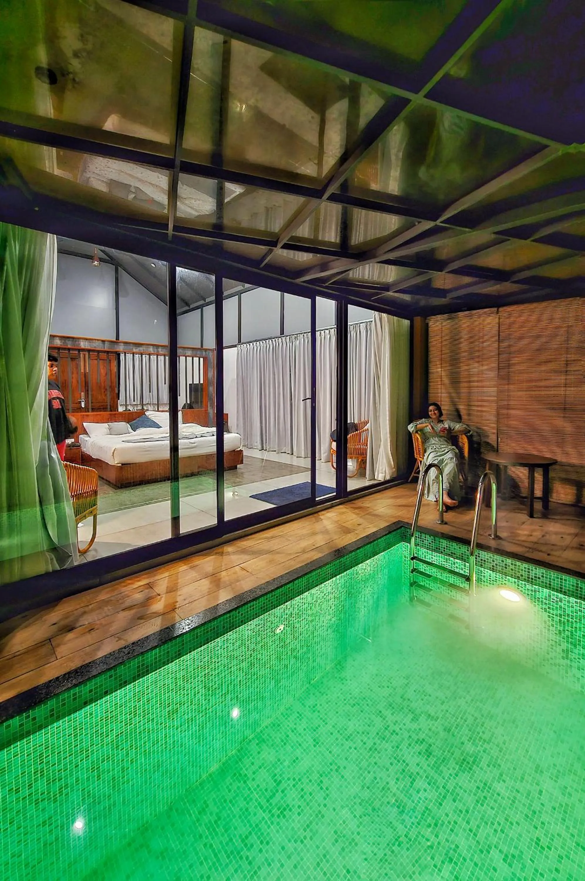 Bedroom in Crystal Kuruva Nature Resort & Spa