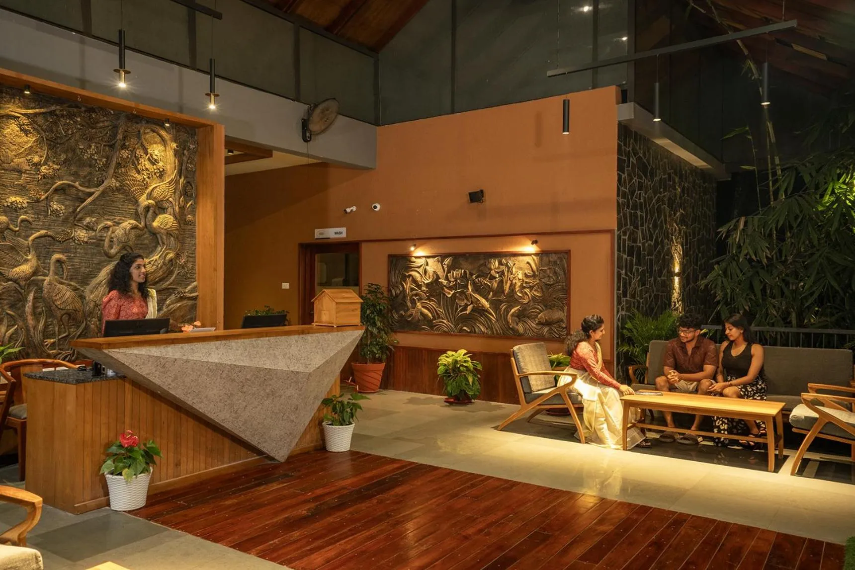 Lobby or reception in Crystal Kuruva Nature Resort & Spa
