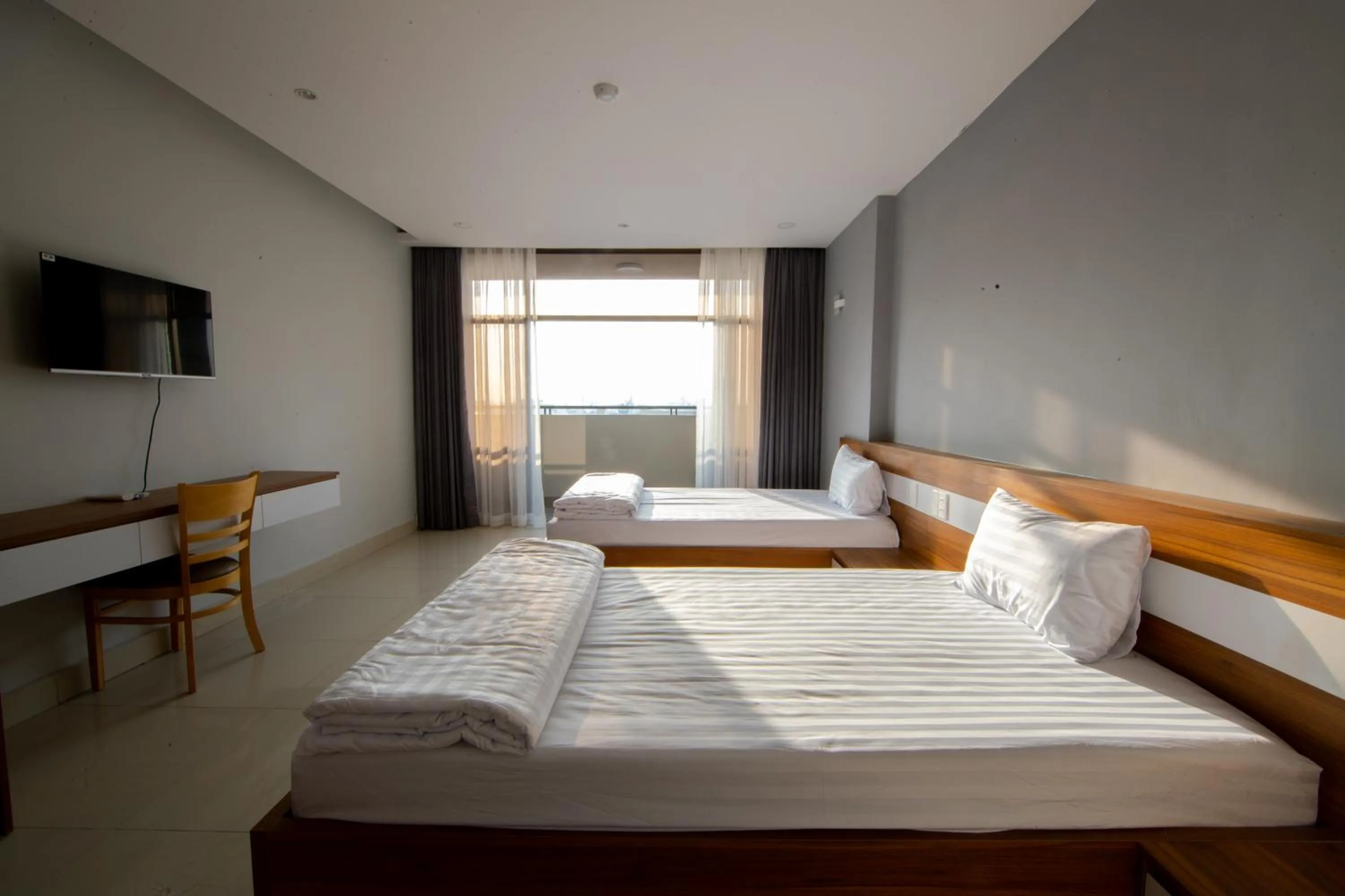 Bed in Hạnh Trang Hotel