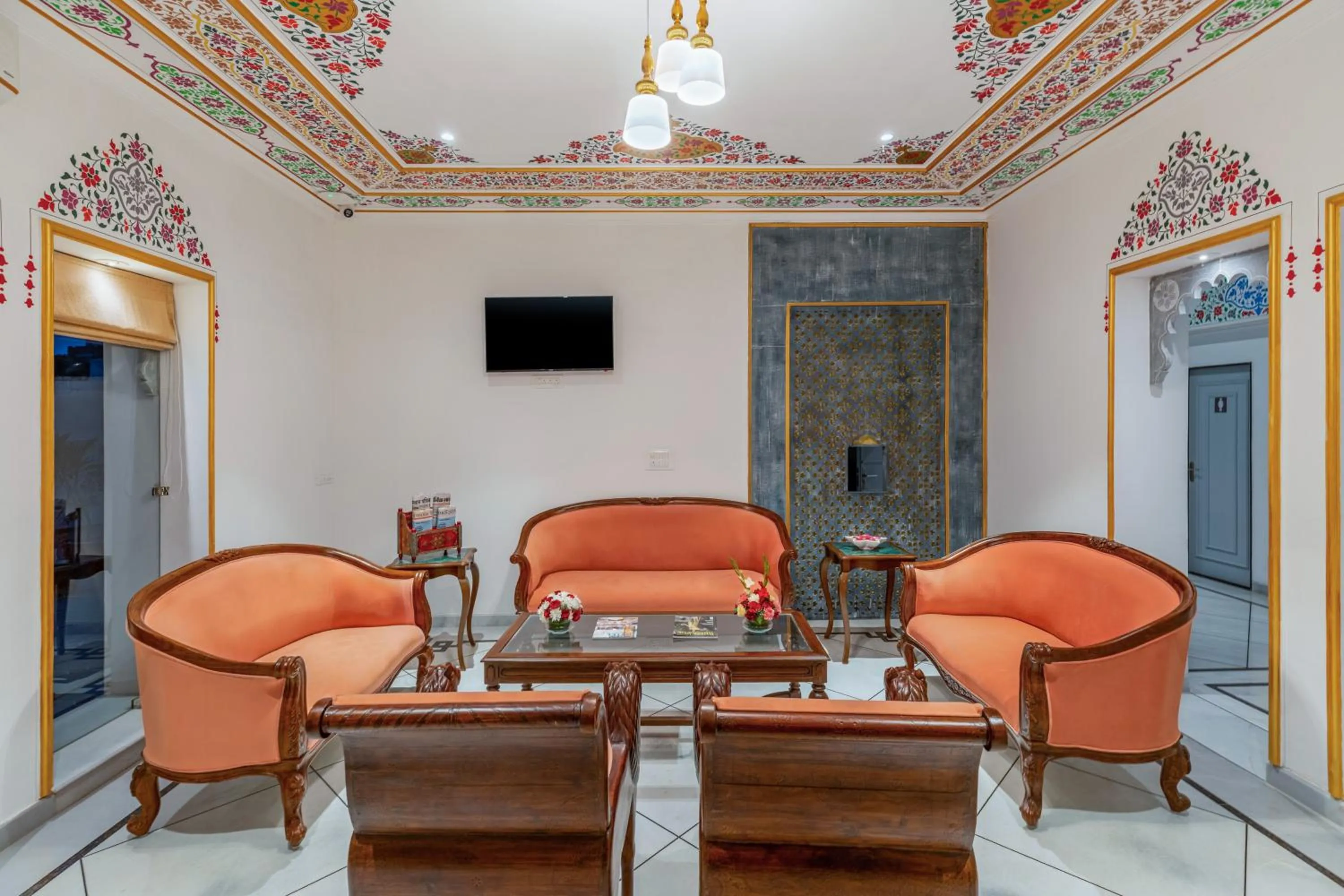 Seating area in Maan Vilas - A Boutique Hotel Udaipur