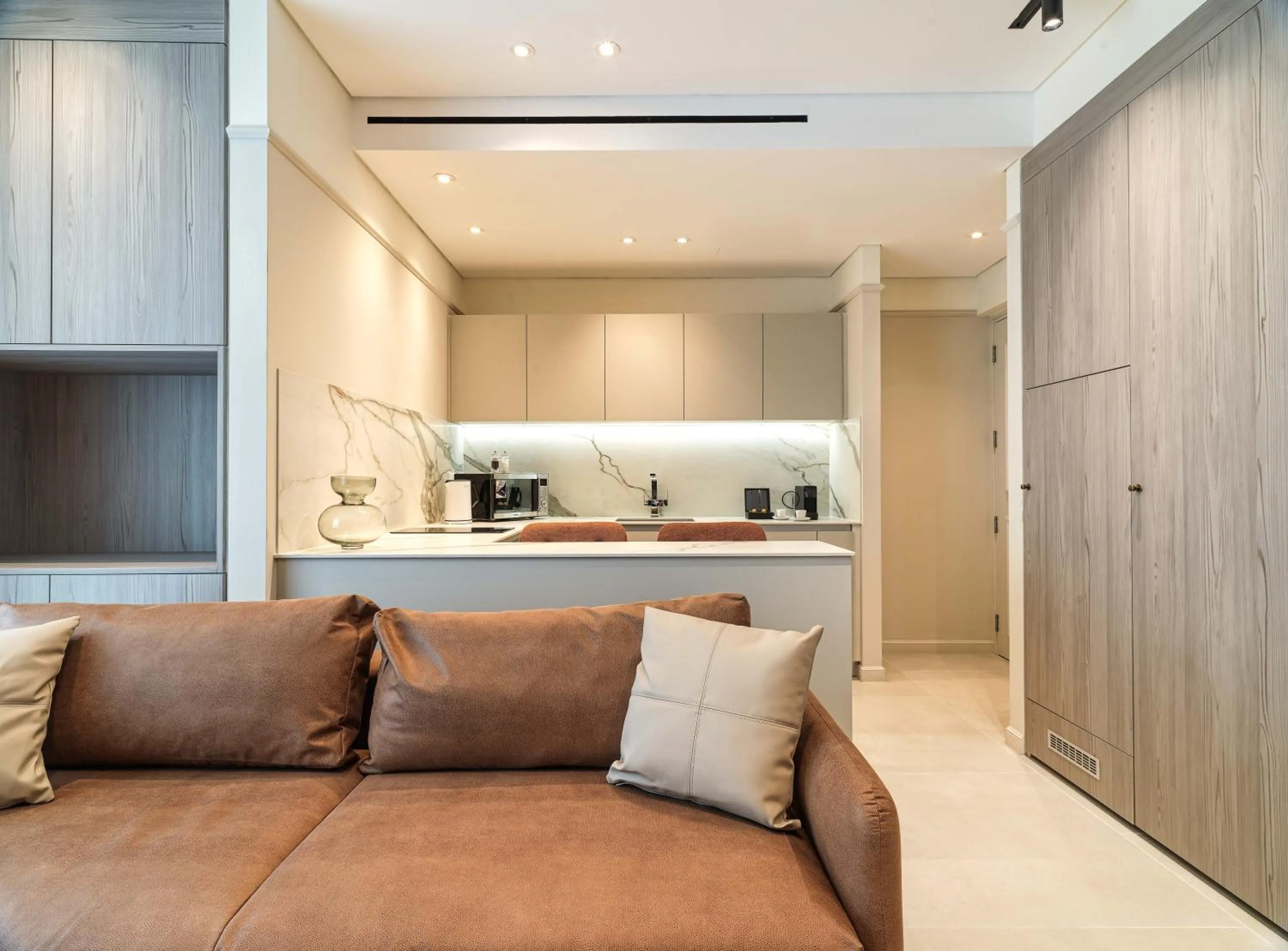 Coffee/tea facilities in LIV Mackenzie Beach Suites Larnaca ADULTS ONLY