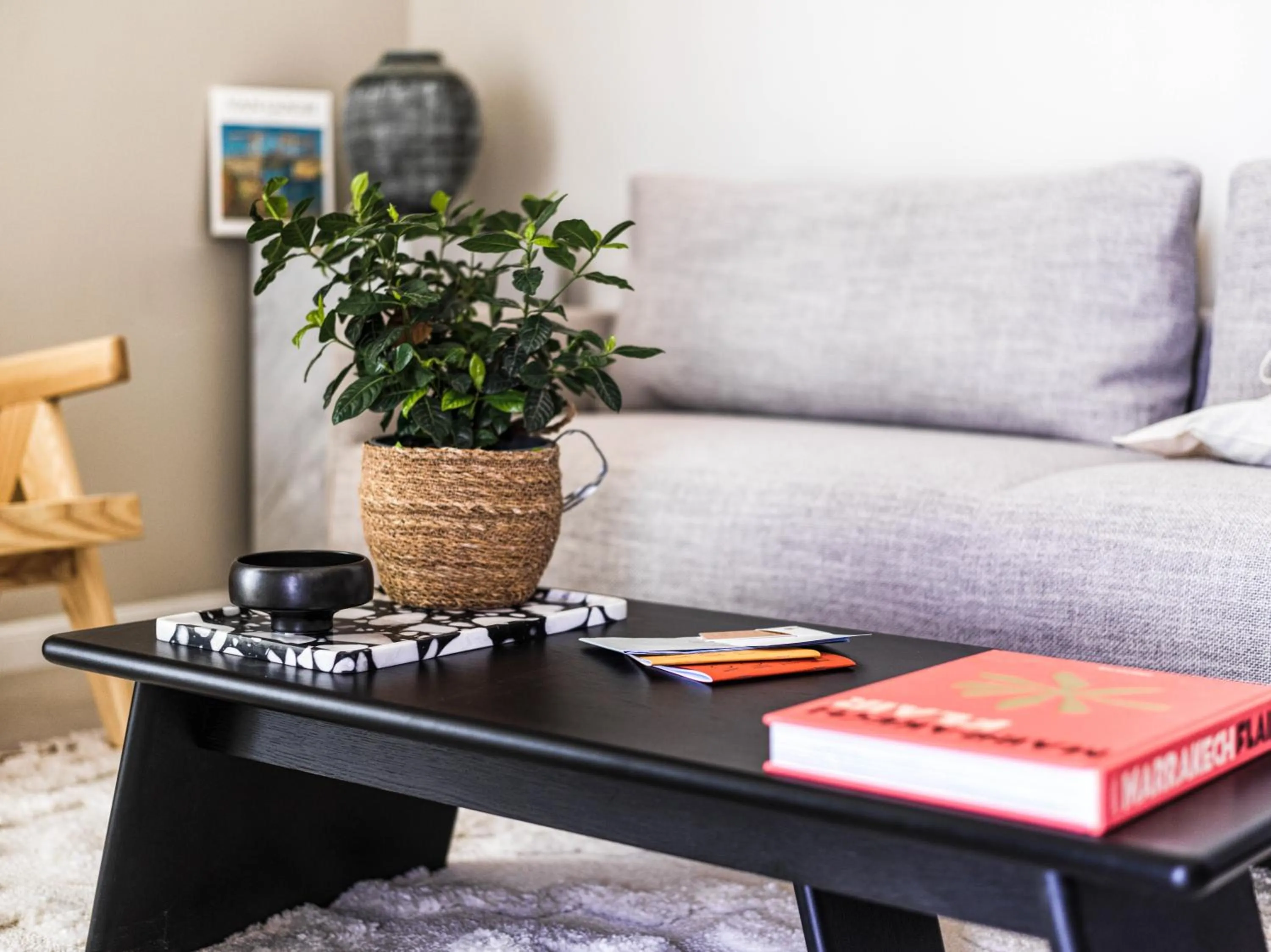 Living room in LIV Mackenzie Beach Suites Larnaca ADULTS ONLY