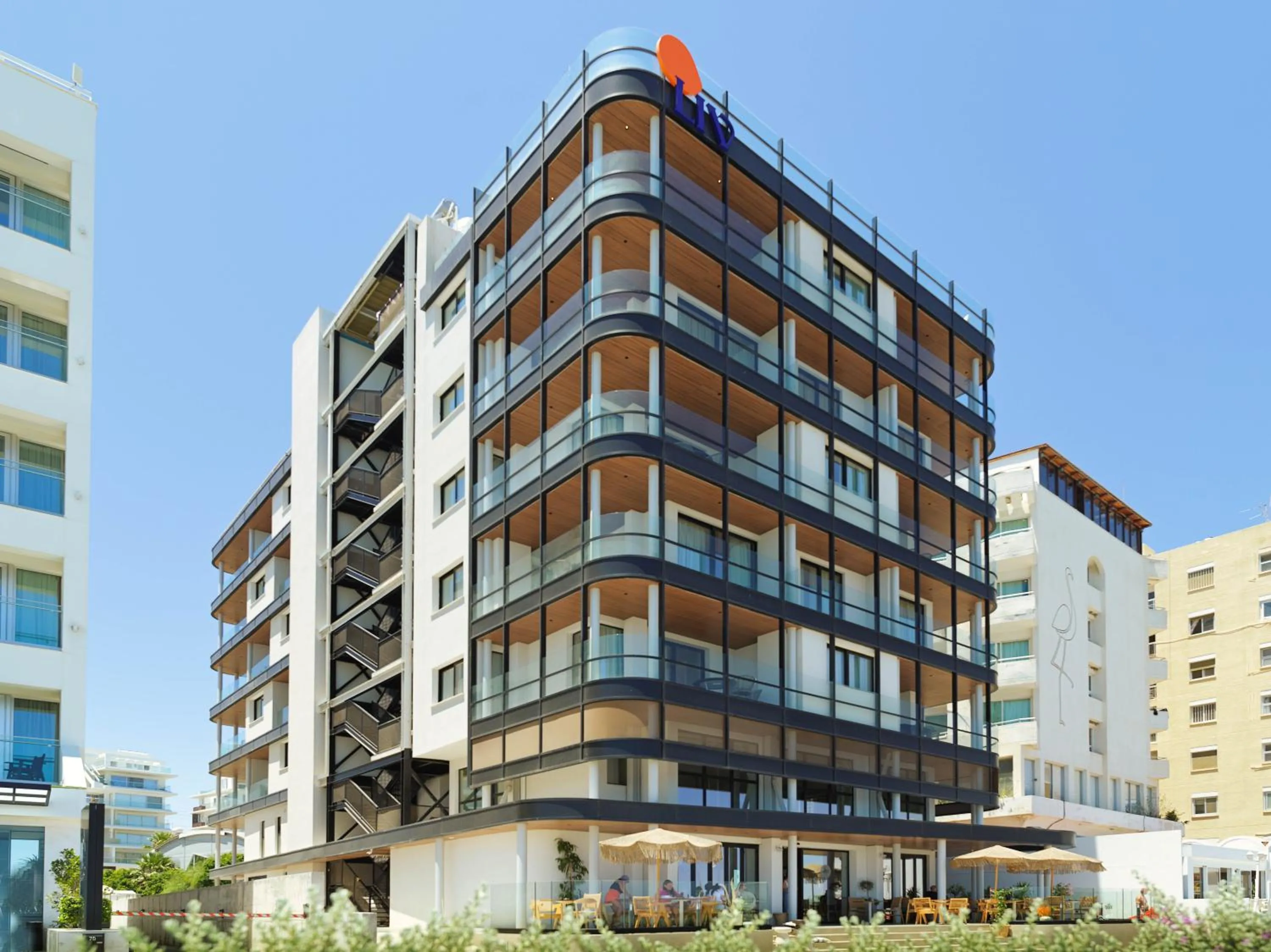 Property building in LIV Mackenzie Beach Suites Larnaca ADULTS ONLY