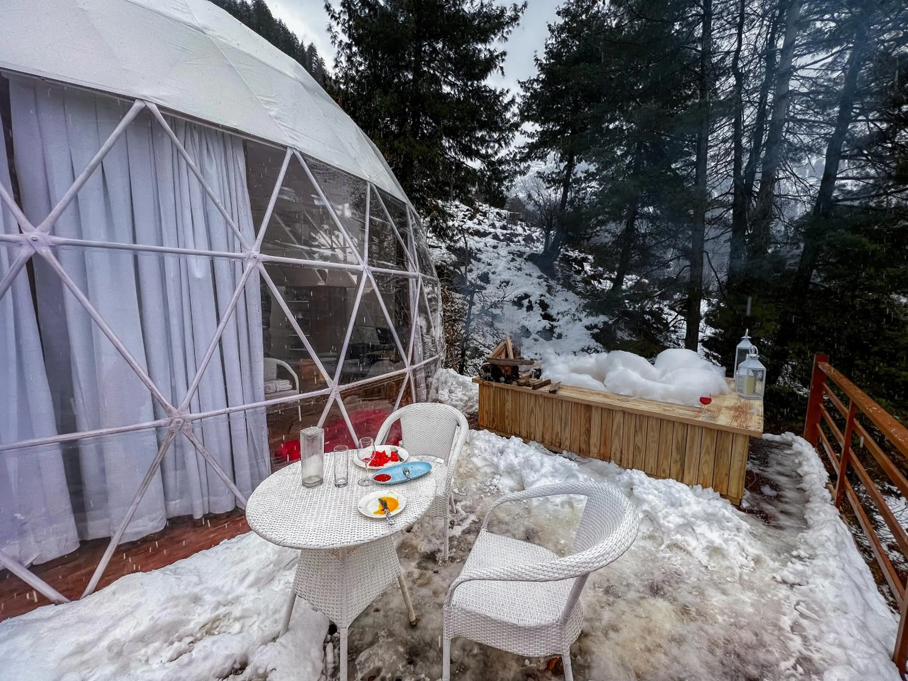 Balcony/Terrace in GLAMPING CLUB