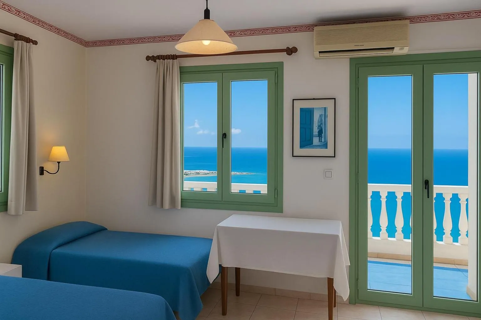 Bedroom, Bed in Korifi Suites - JR Villas Adults Only