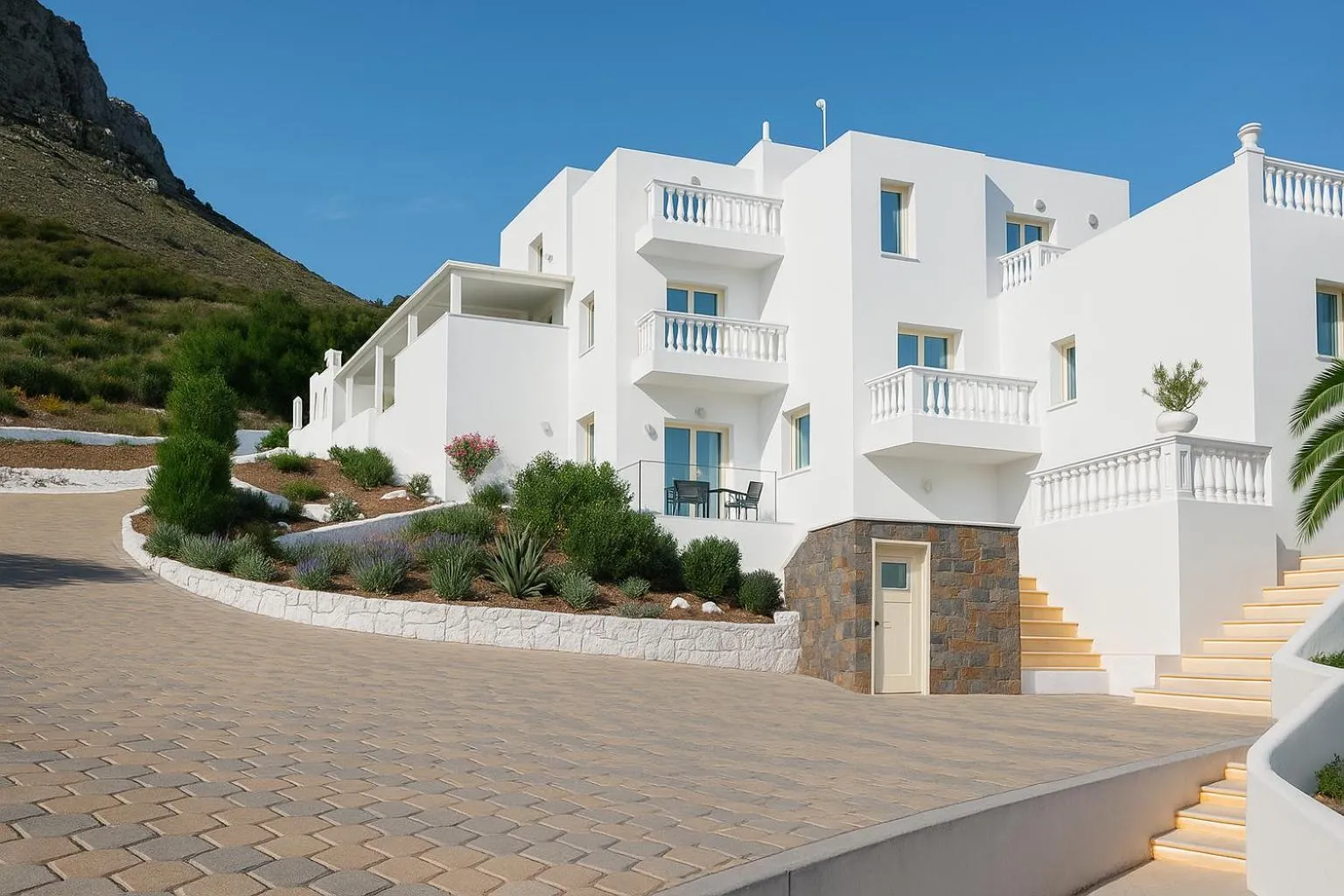 Property building in Korifi Suites - JR Villas Adults Only