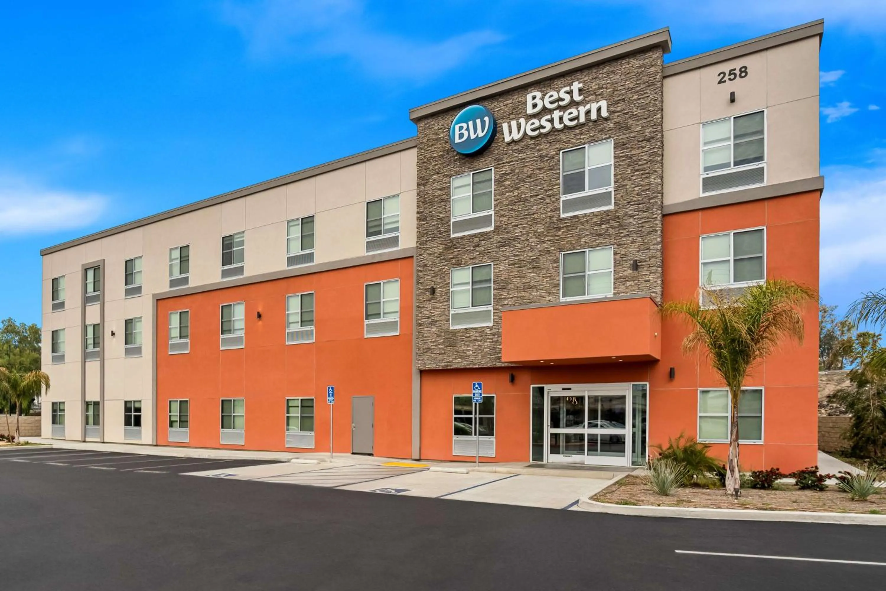 Property building in Best Western San Bernardino Hotel