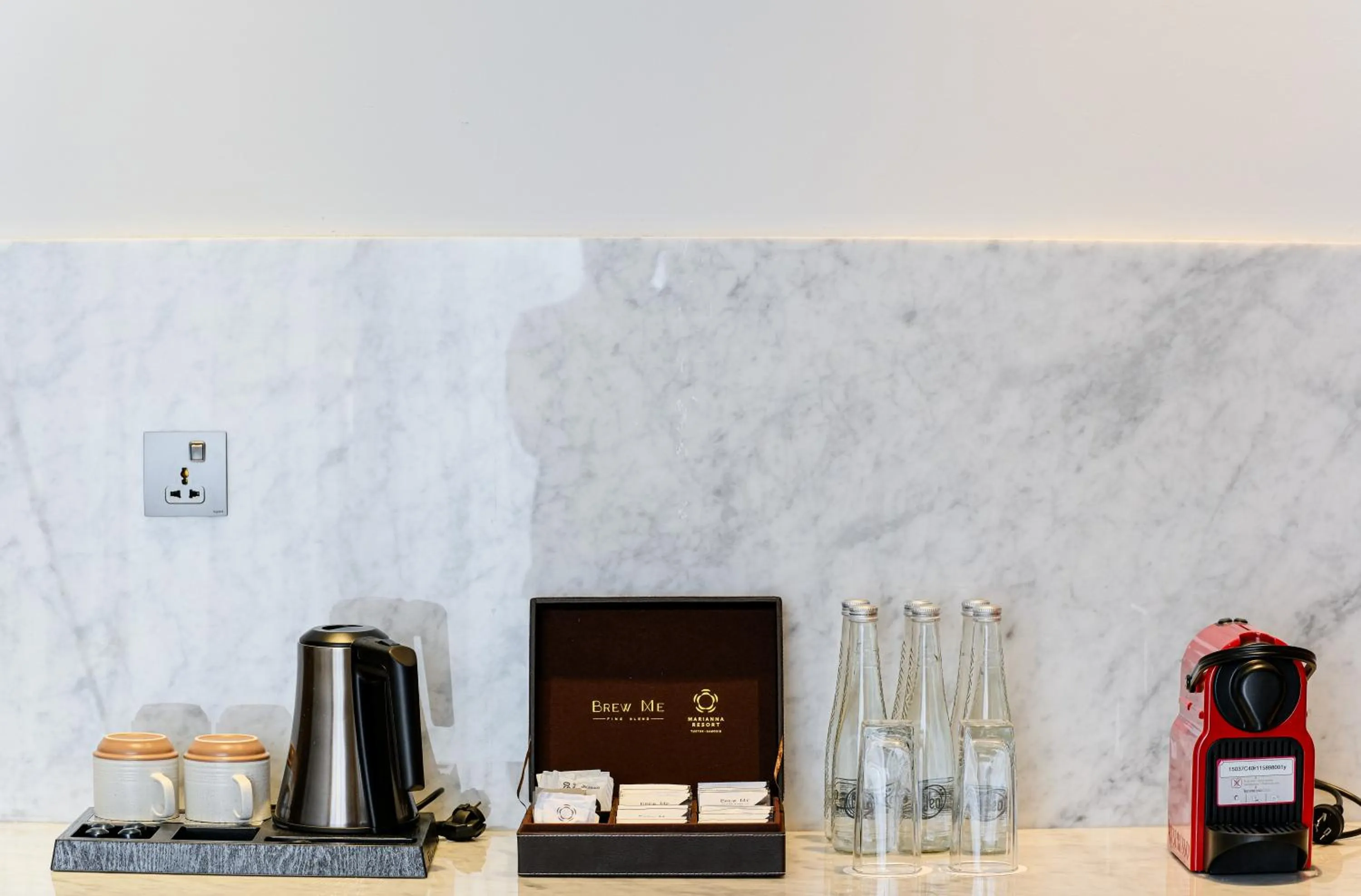Coffee/tea facilities in Marianna Resort And Convention Tuktuk - Samosir, Marclan Collection