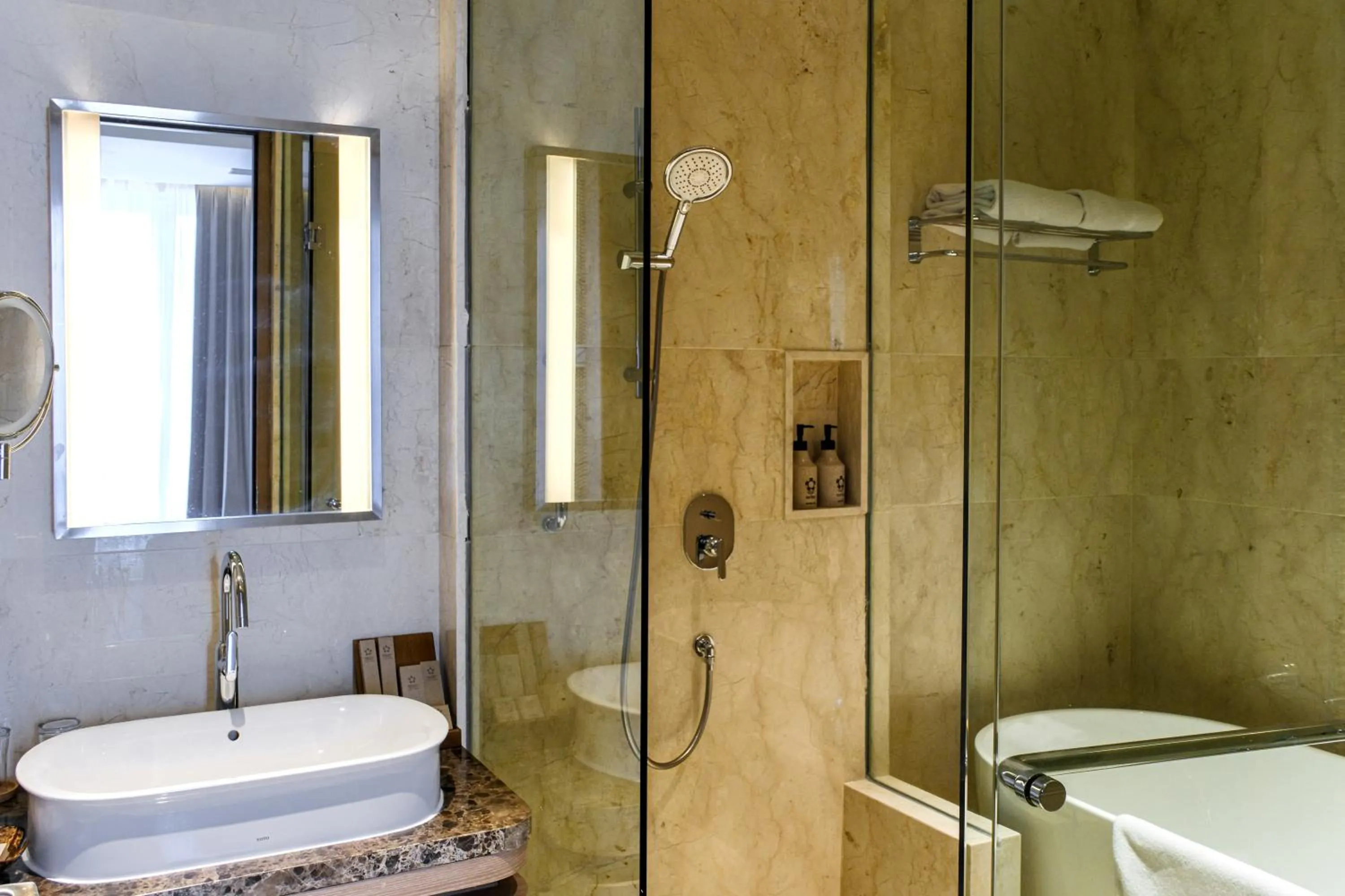 Bathroom in Marianna Resort And Convention Tuktuk - Samosir, Marclan Collection