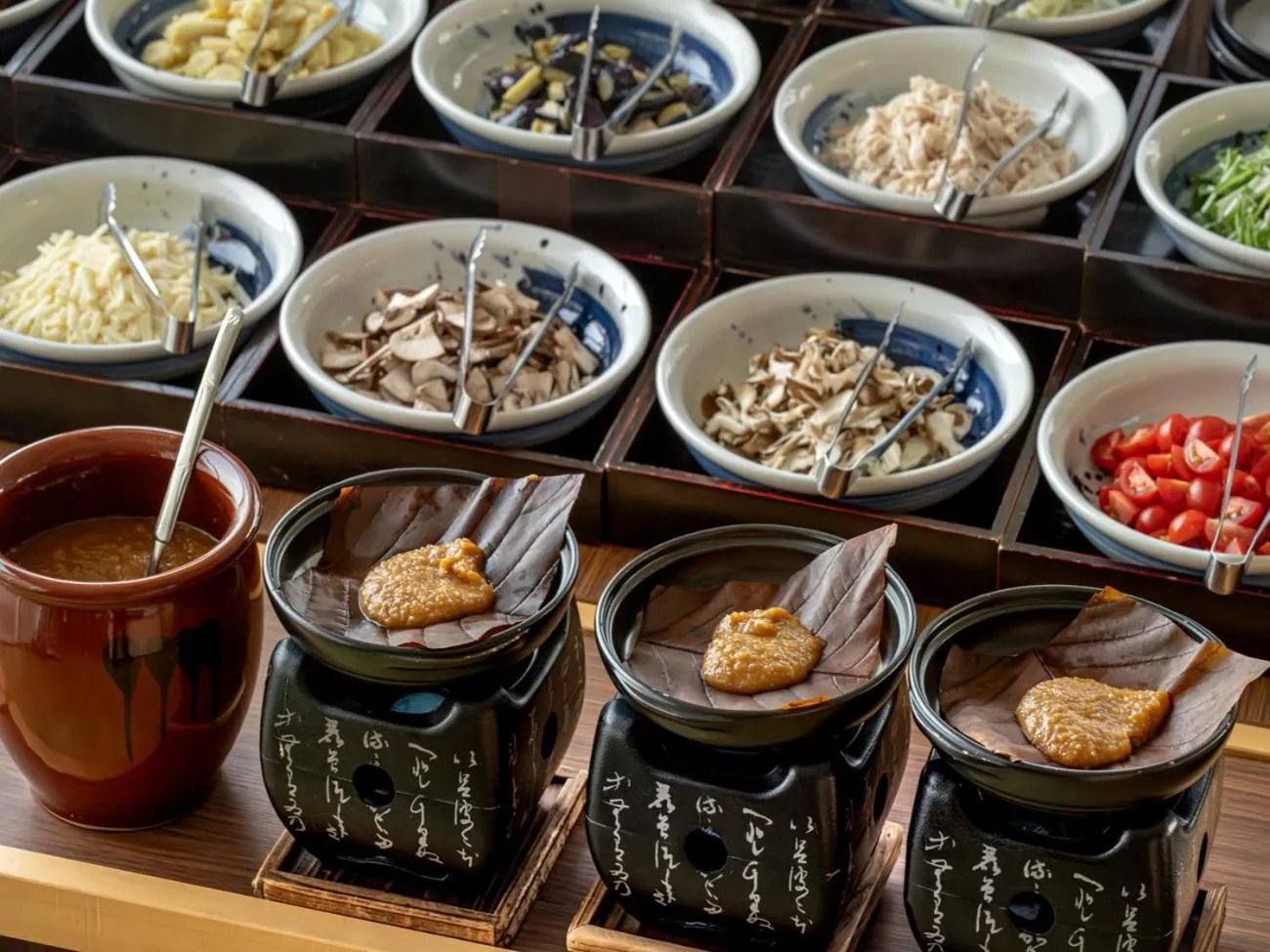 Breakfast in Enakyo Onsen Hotel Yuzuriha