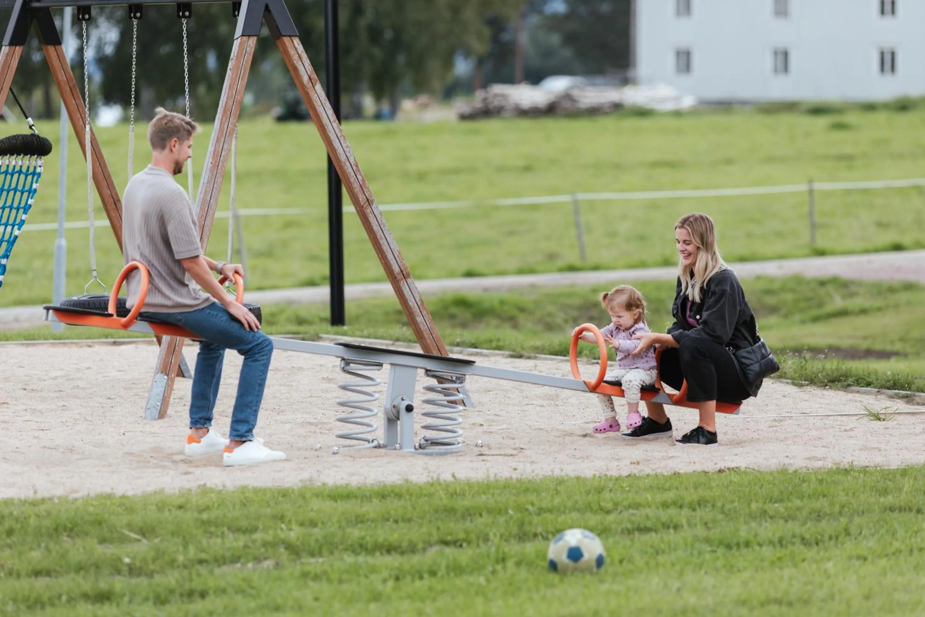 Children play ground in STF Undersvik Gårdshotell & Vandrarhem