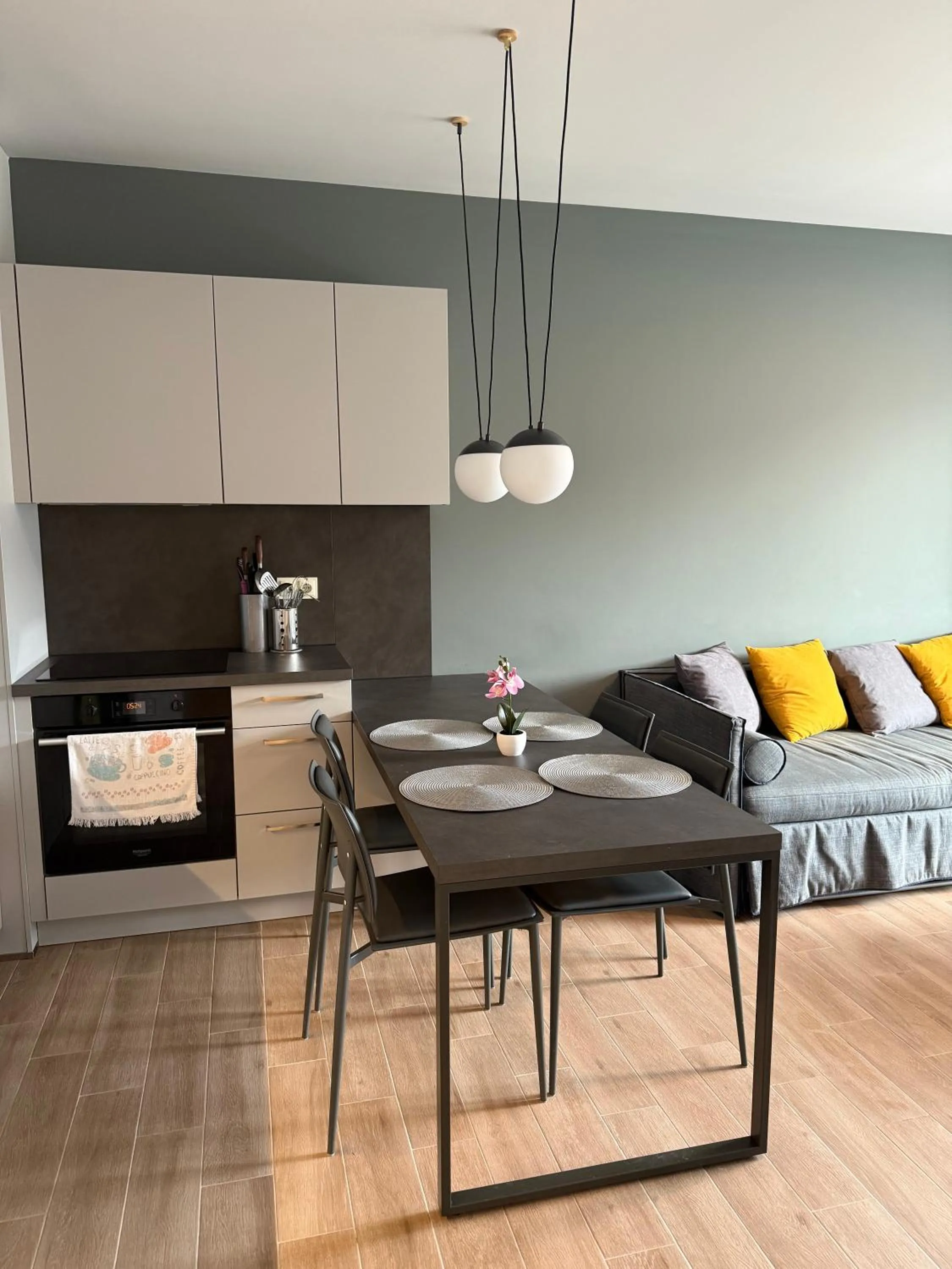 Dining area in 7th Sense boutique apartments