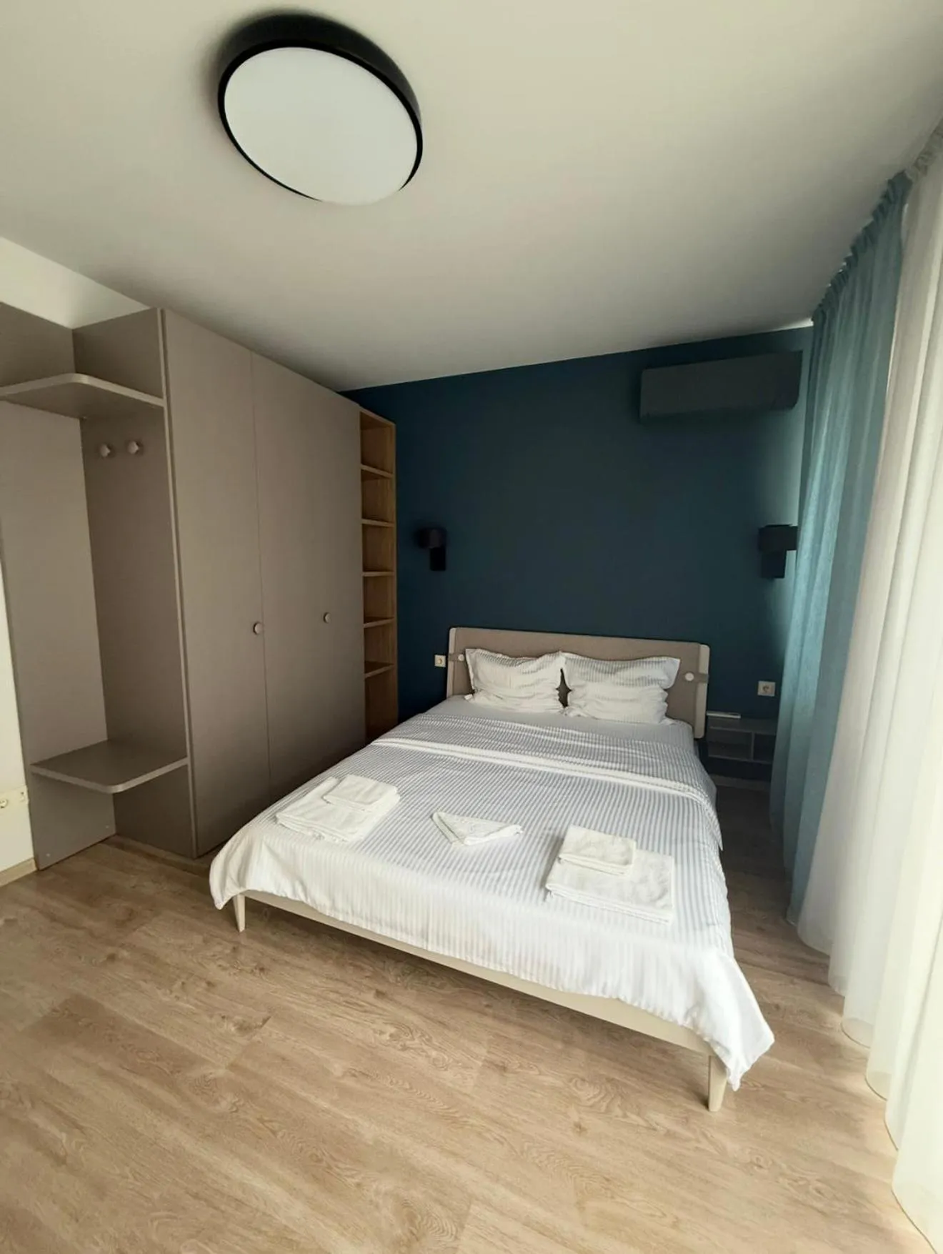 Bed in 7th Sense boutique apartments