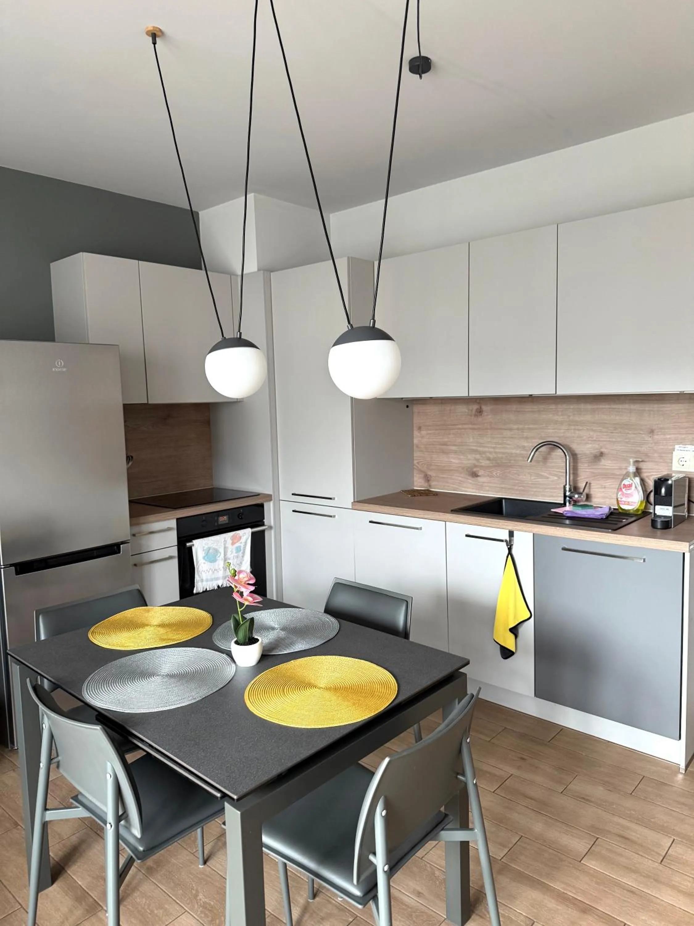 Kitchen or kitchenette in 7th Sense boutique apartments