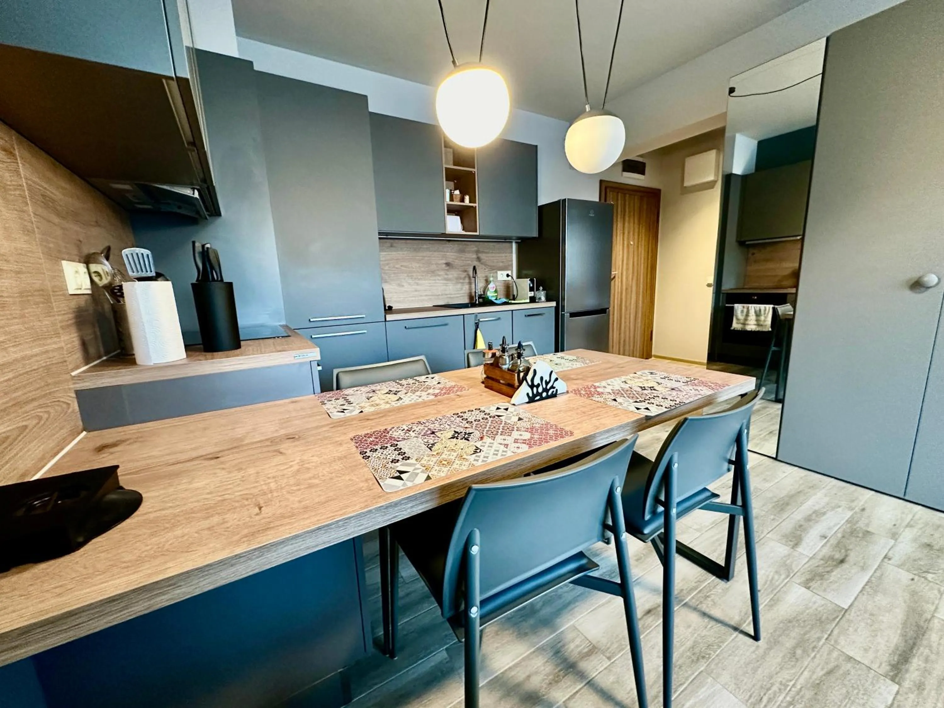 Kitchen or kitchenette in 7th Sense boutique apartments