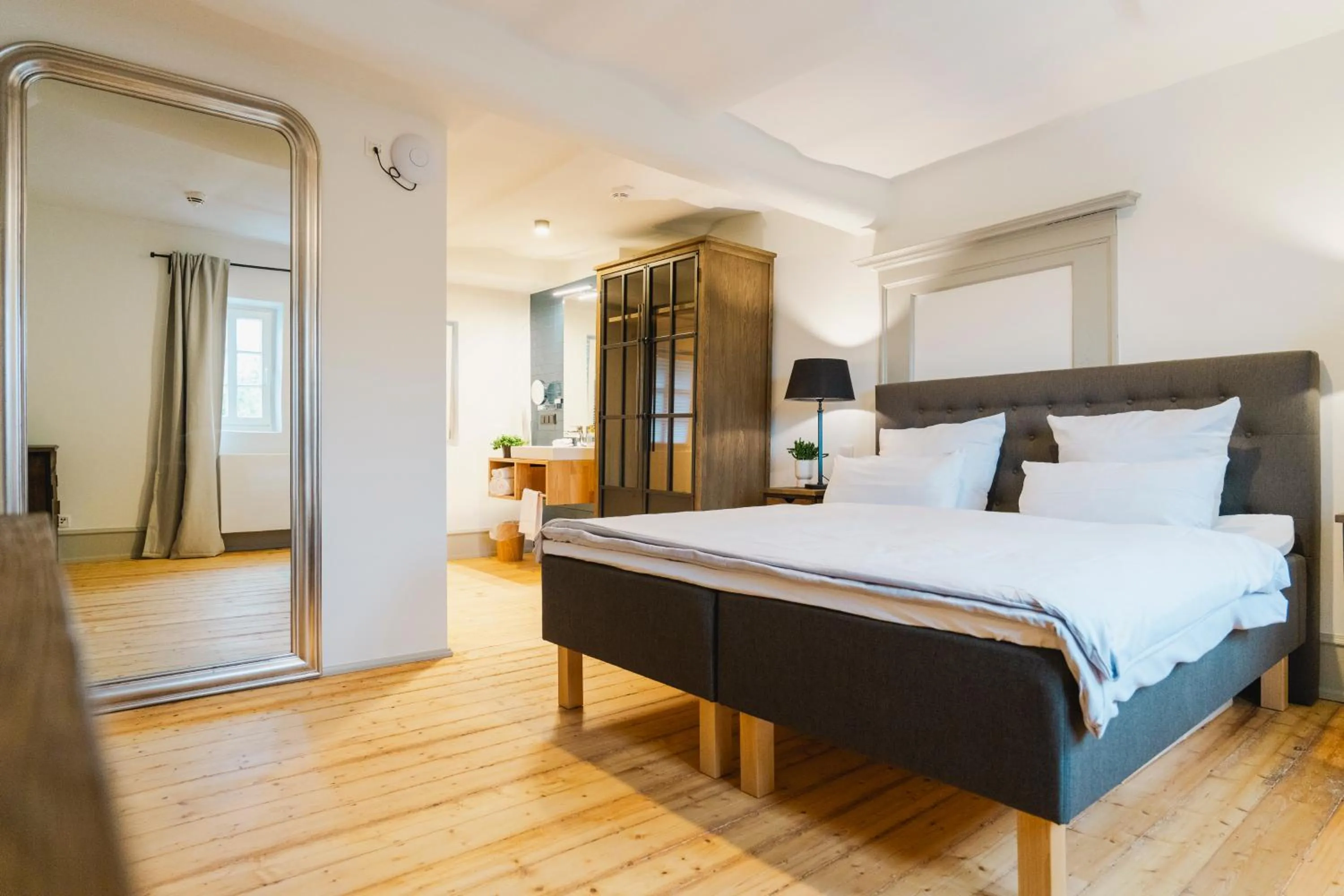 Photo of the whole room, Bed in Hofgut Schmitte