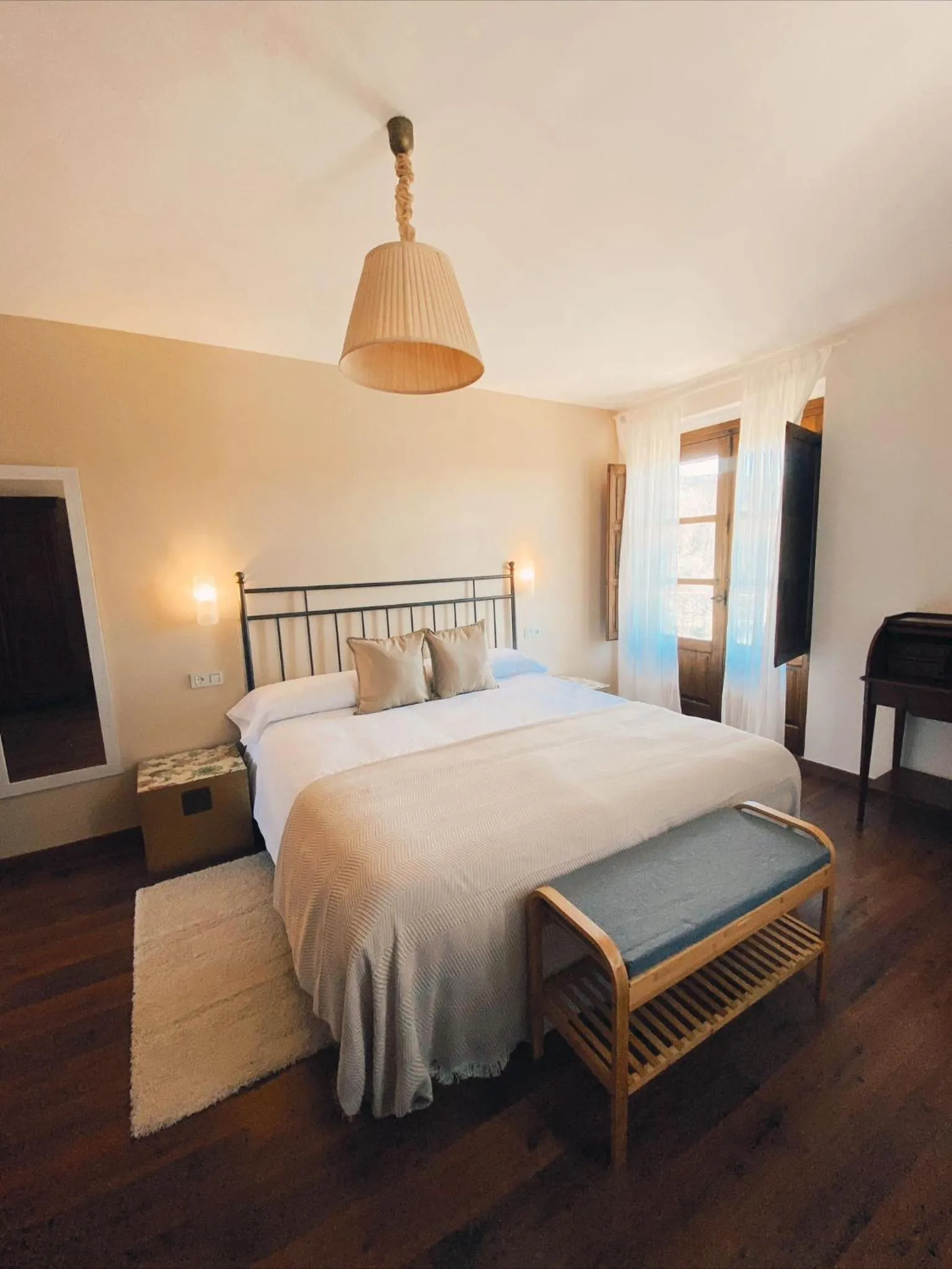 Bed in Hotel Rural Candela y Plata