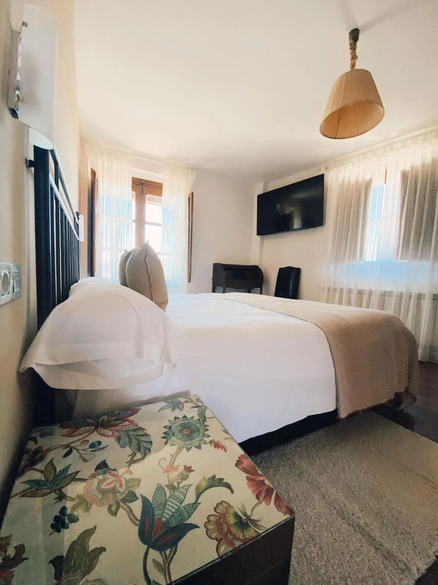 Bed in Hotel Rural Candela y Plata