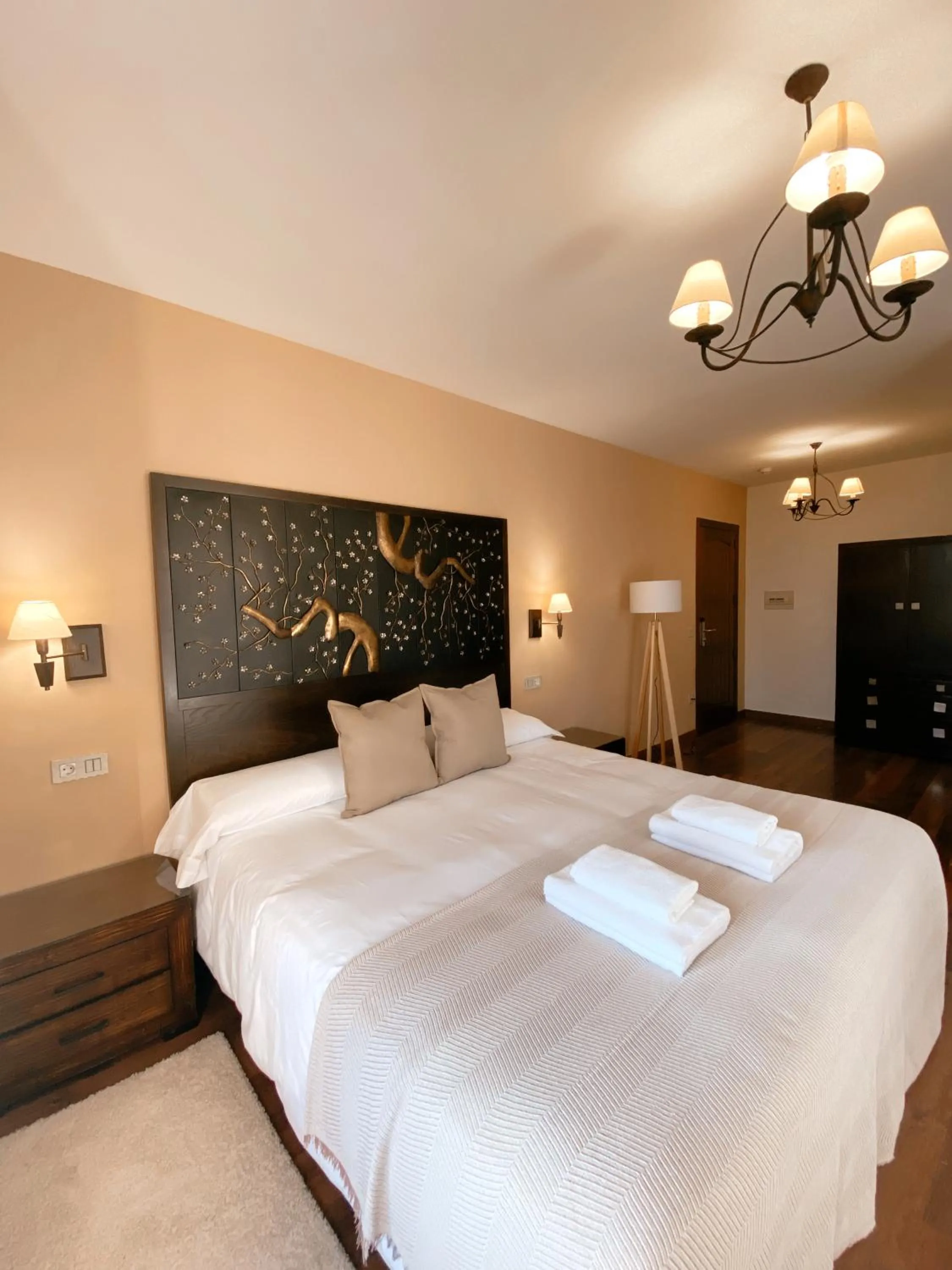 Bed in Hotel Rural Candela y Plata