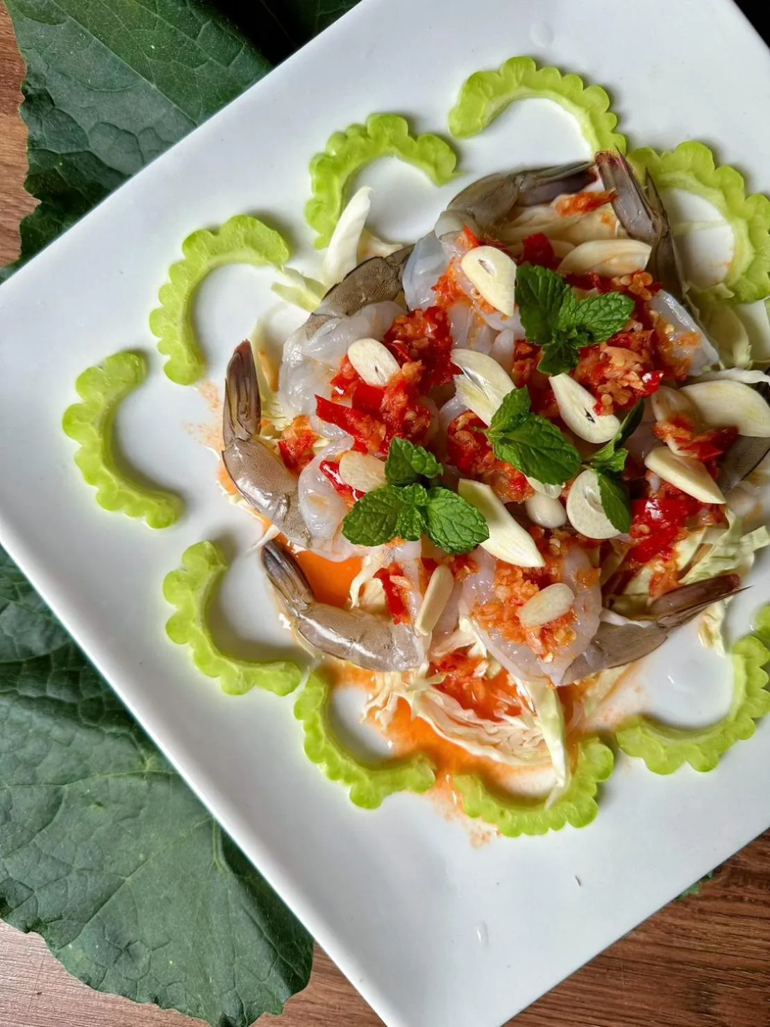 Food in Baan Plaifah Khao Yai Hotel