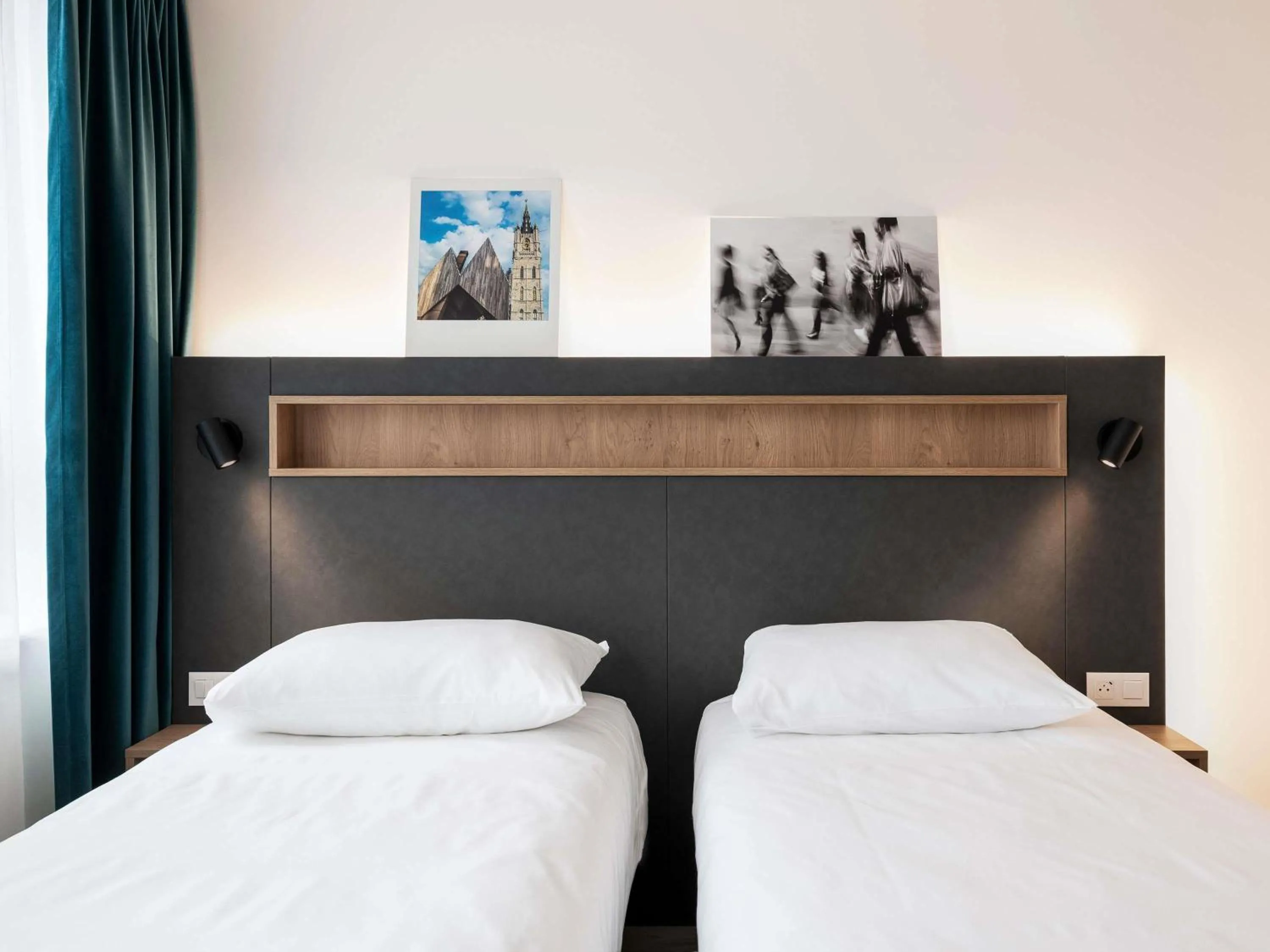 Bedroom, Bed in Adagio Access Gent Centrum Dampoort