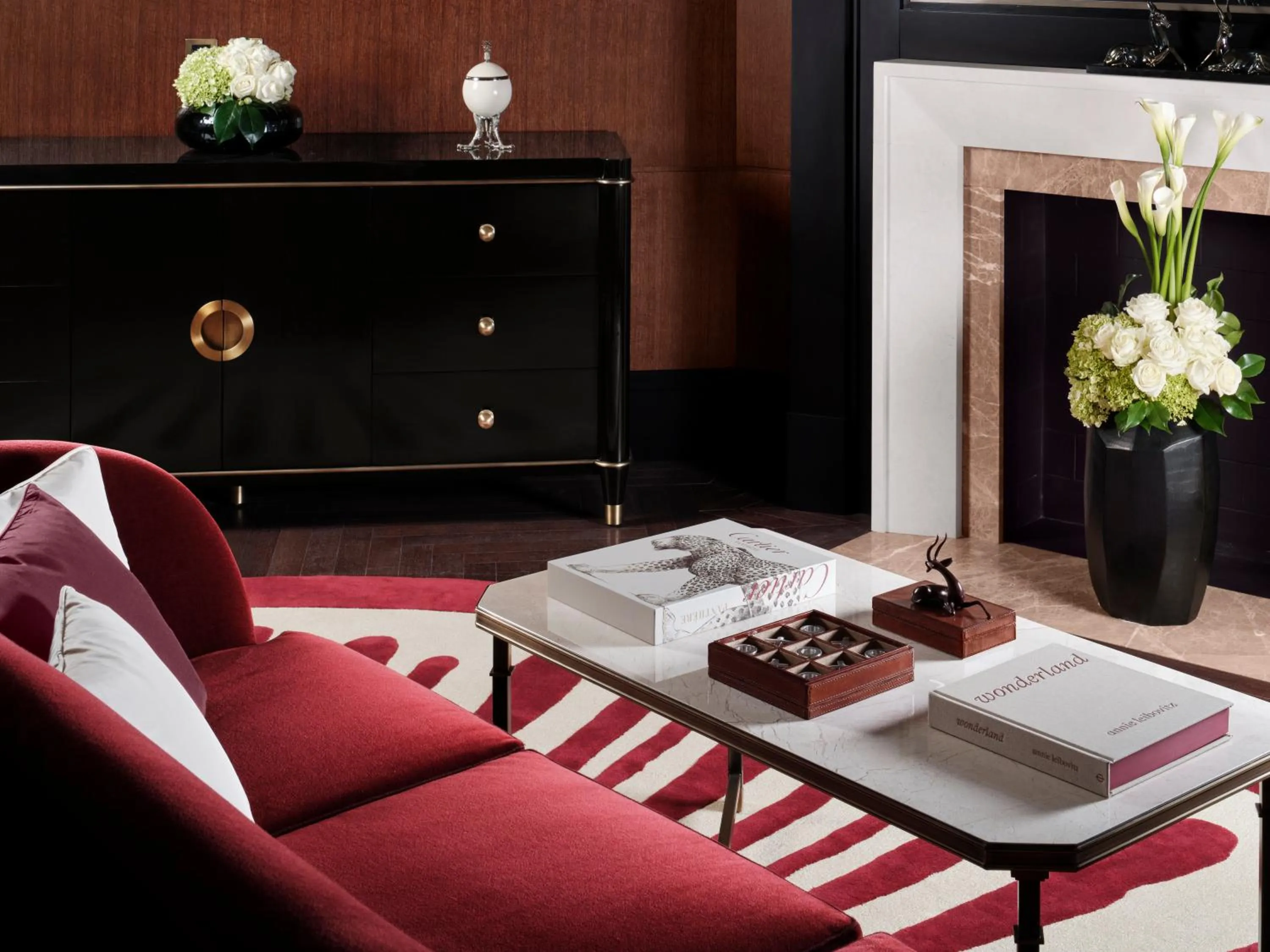 Seating area in Raffles London at The OWO