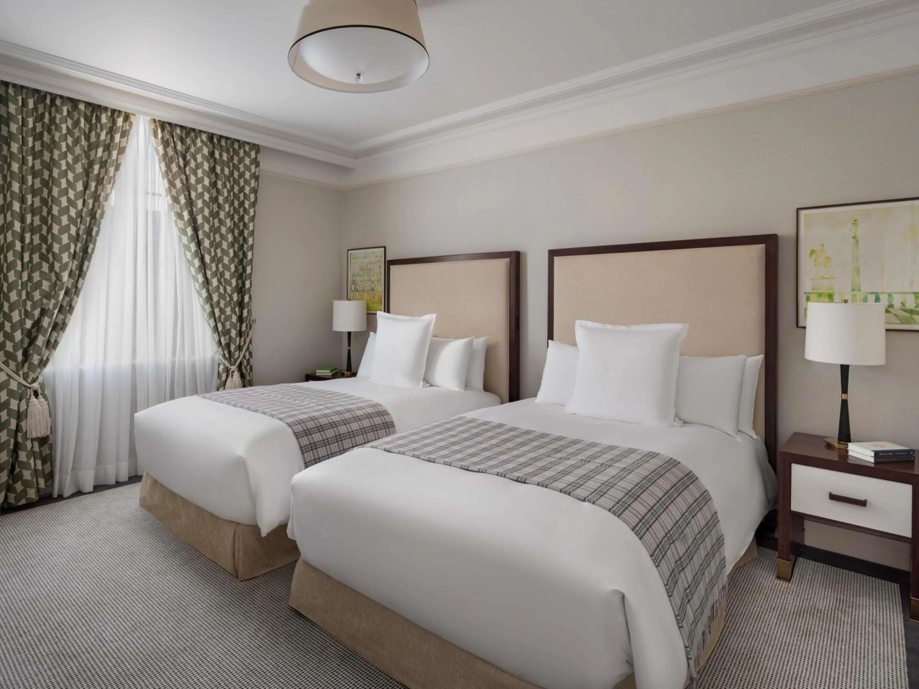 Bedroom, Bed in Raffles London at The OWO