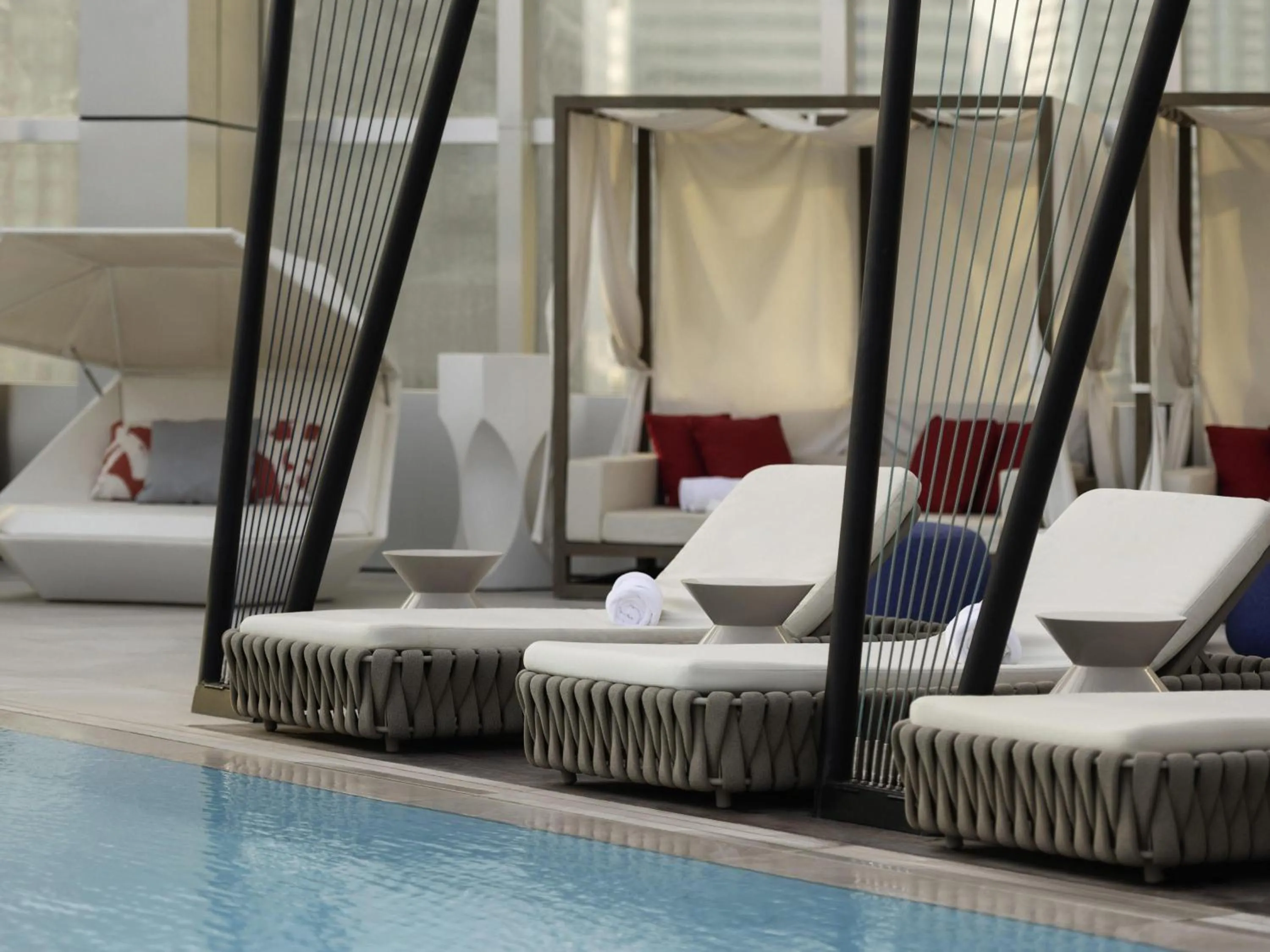 Pool view in SO/ Uptown Dubai